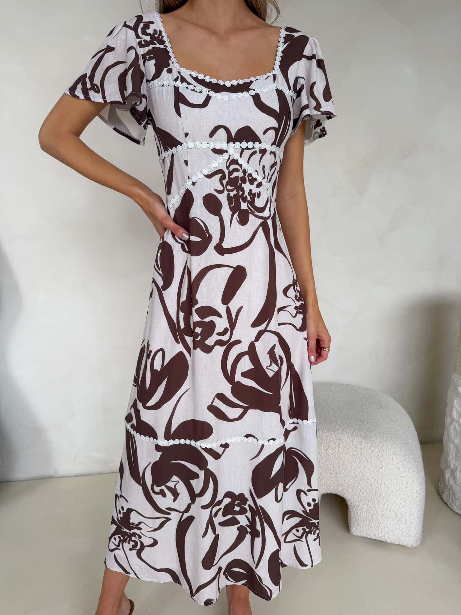Fleur Dress - Essence Print