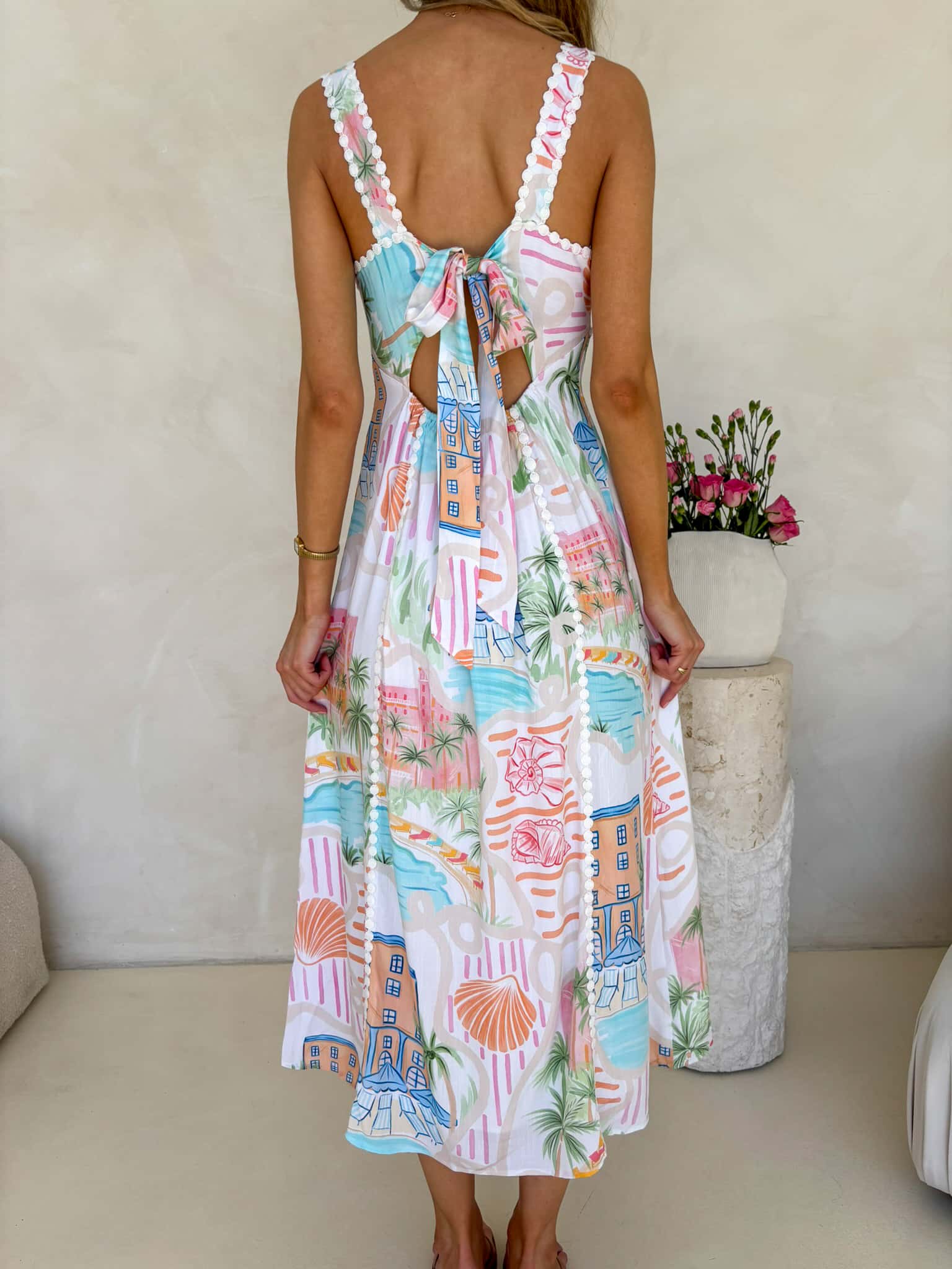 Stella Dress - Holiday Print
