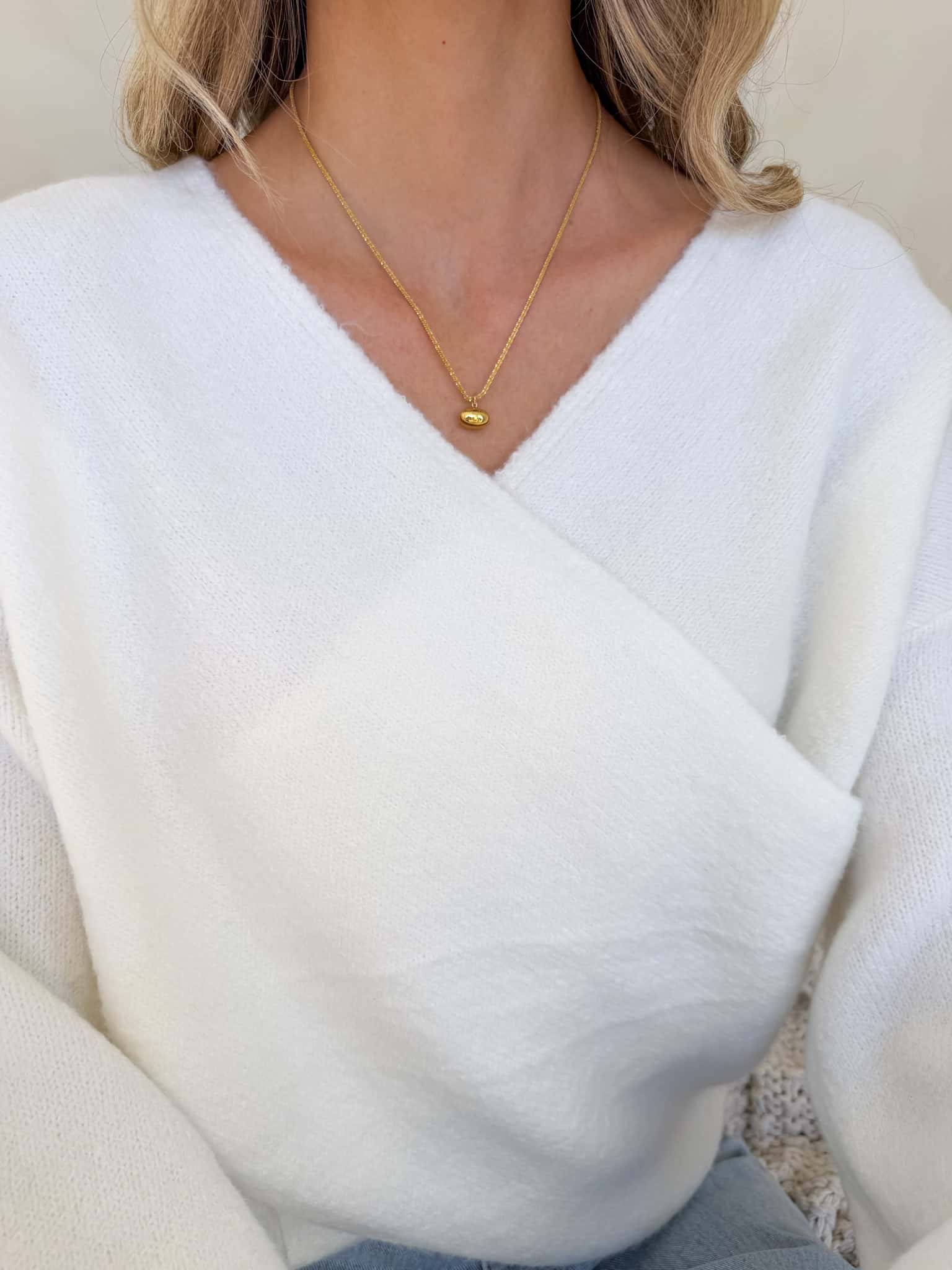 Talia Knit - White
