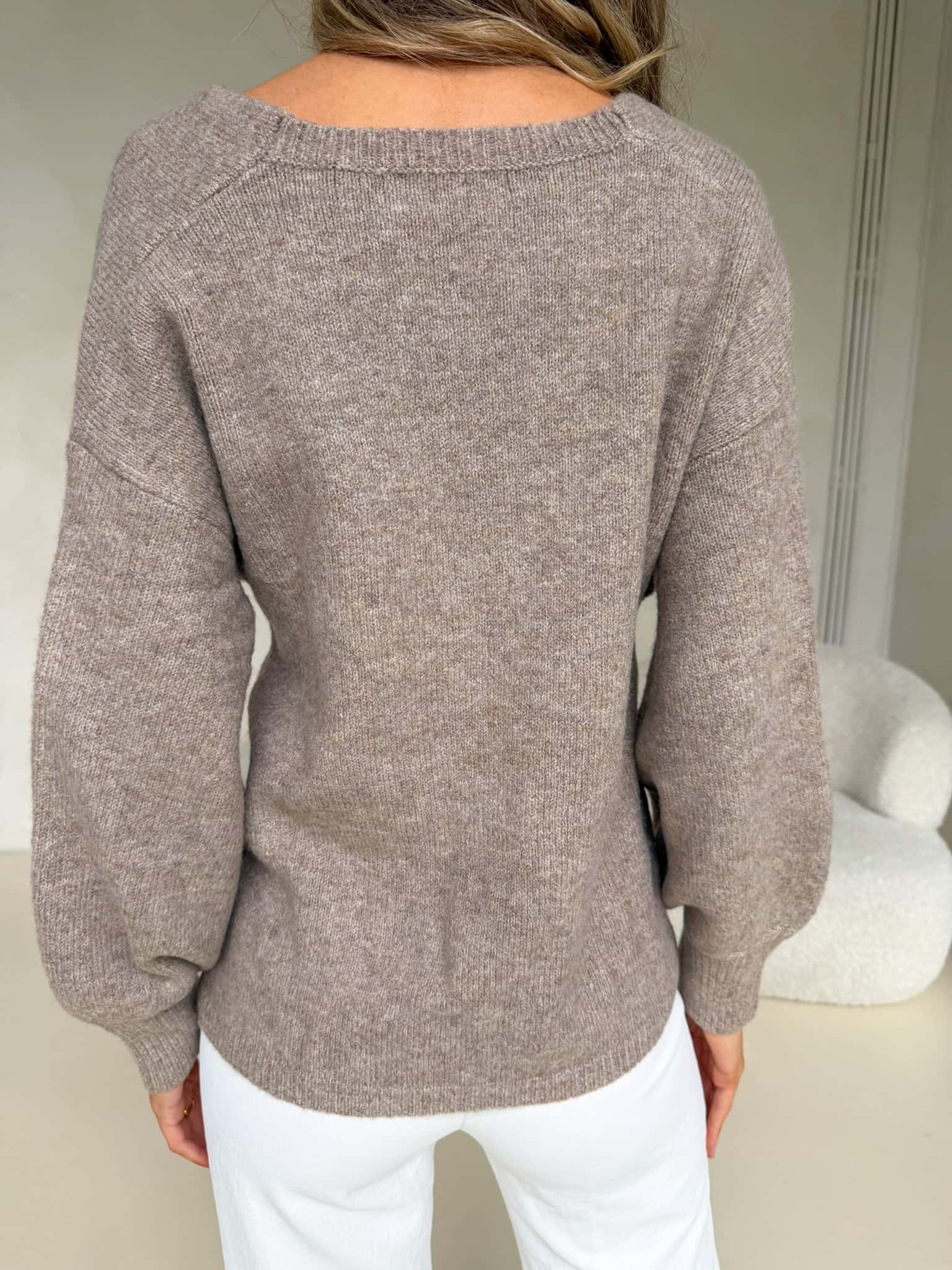 Talia Knit - Taupe Marle