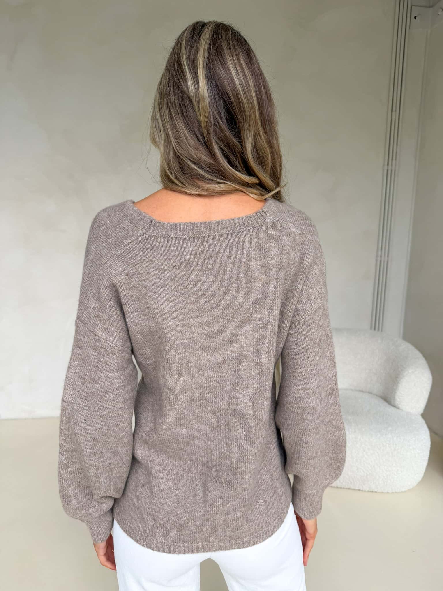 Talia Knit - Taupe Marle