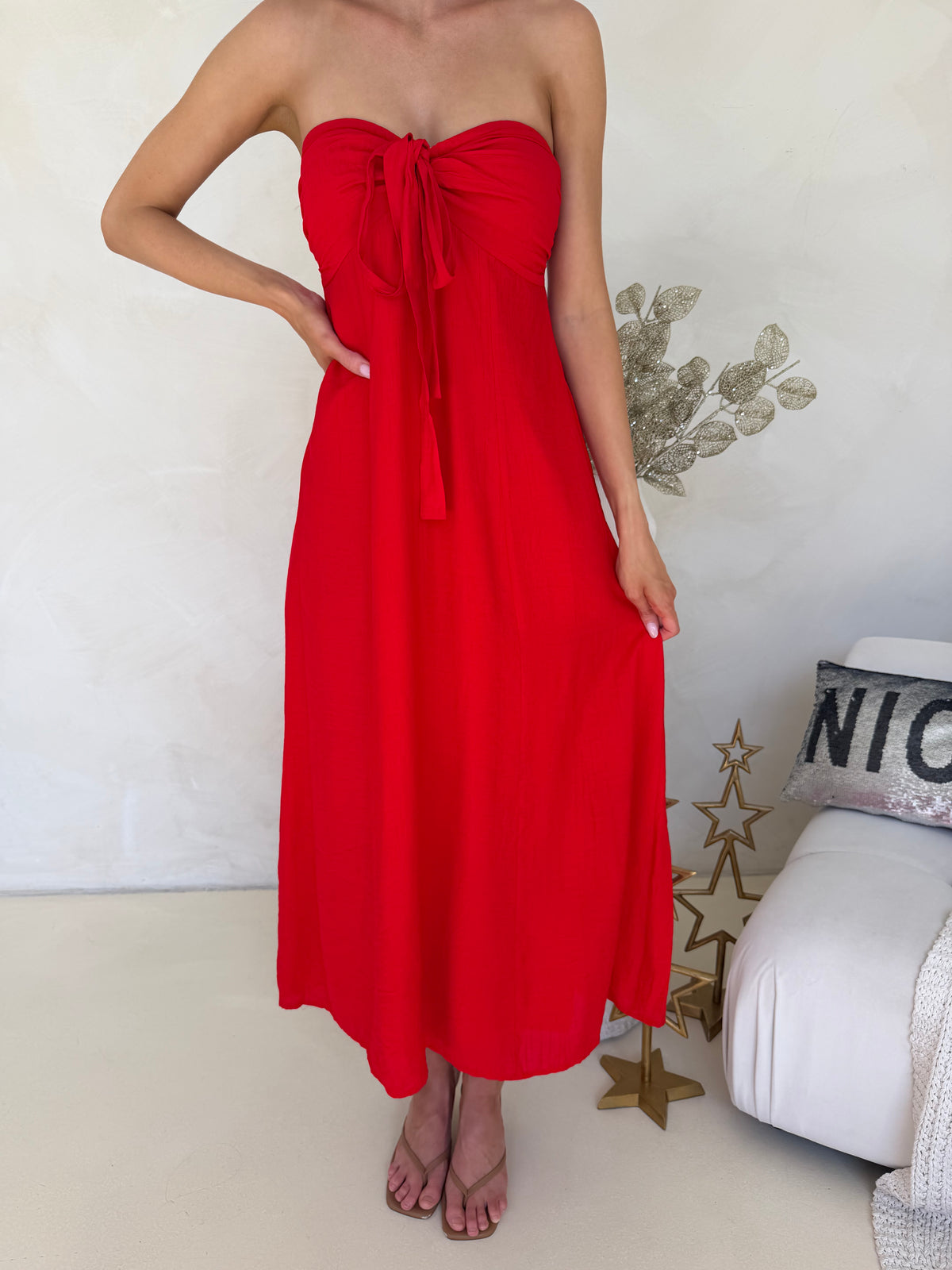 Tara Dress - Red