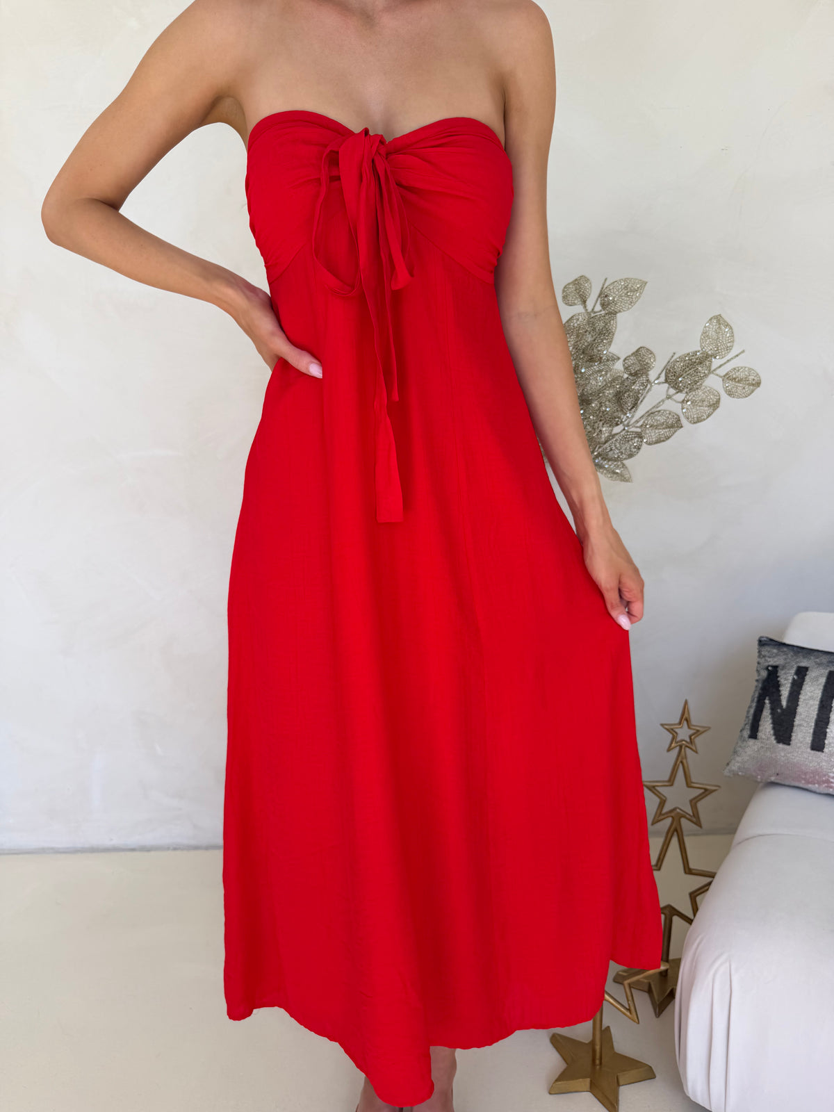 Tara Dress - Red