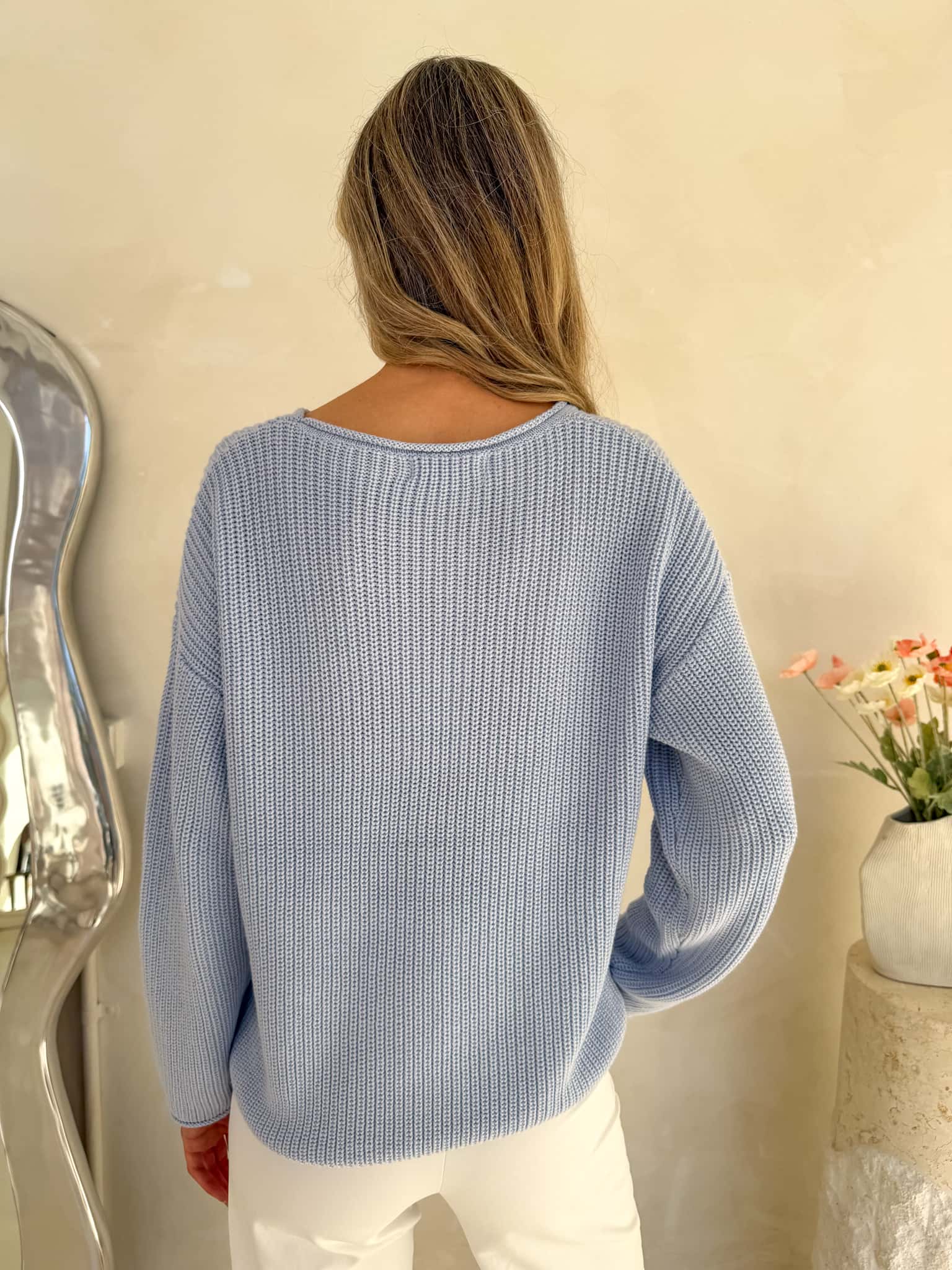Tilly Knit - Powder Blue