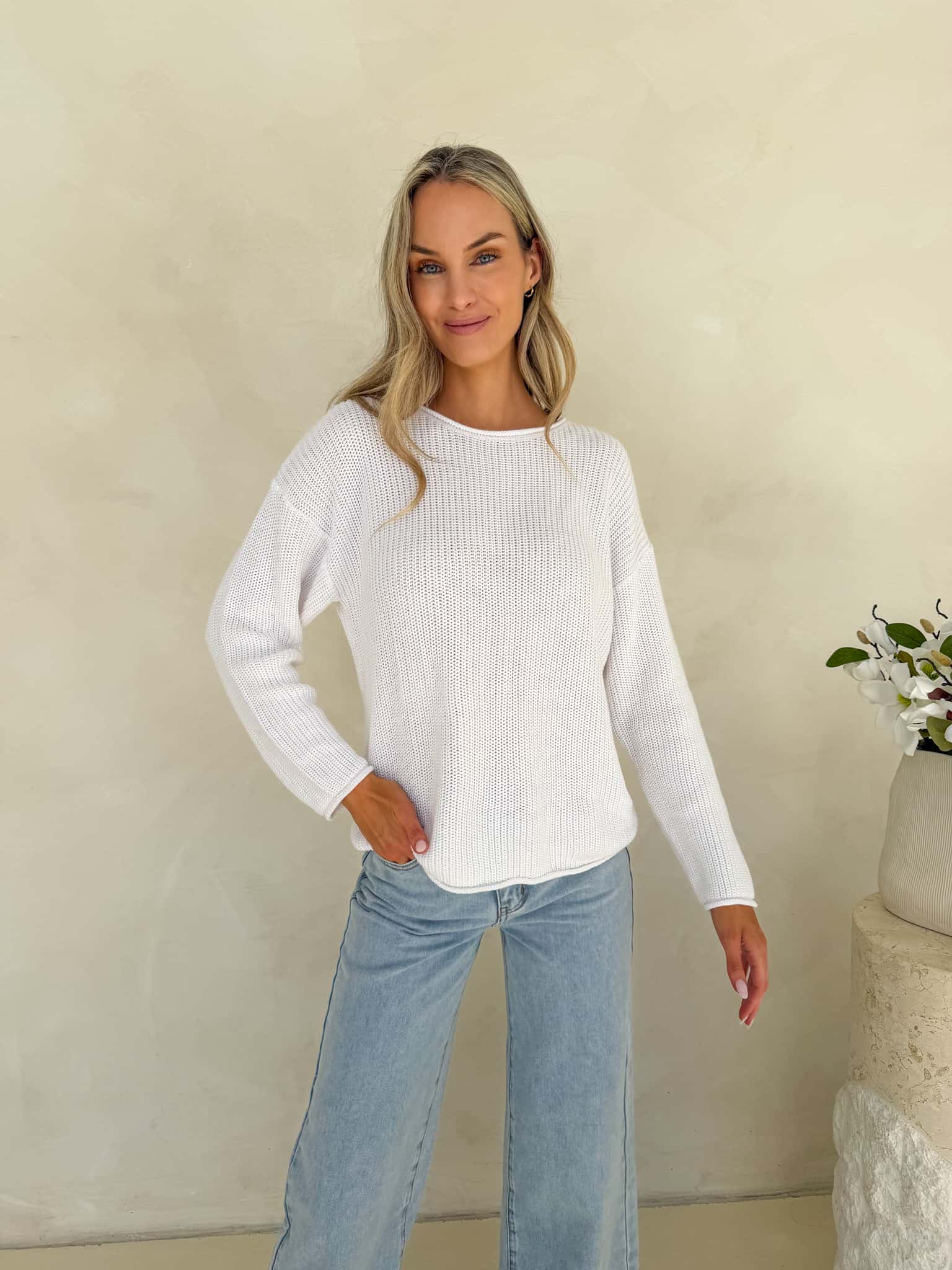 Tilly Knit - White