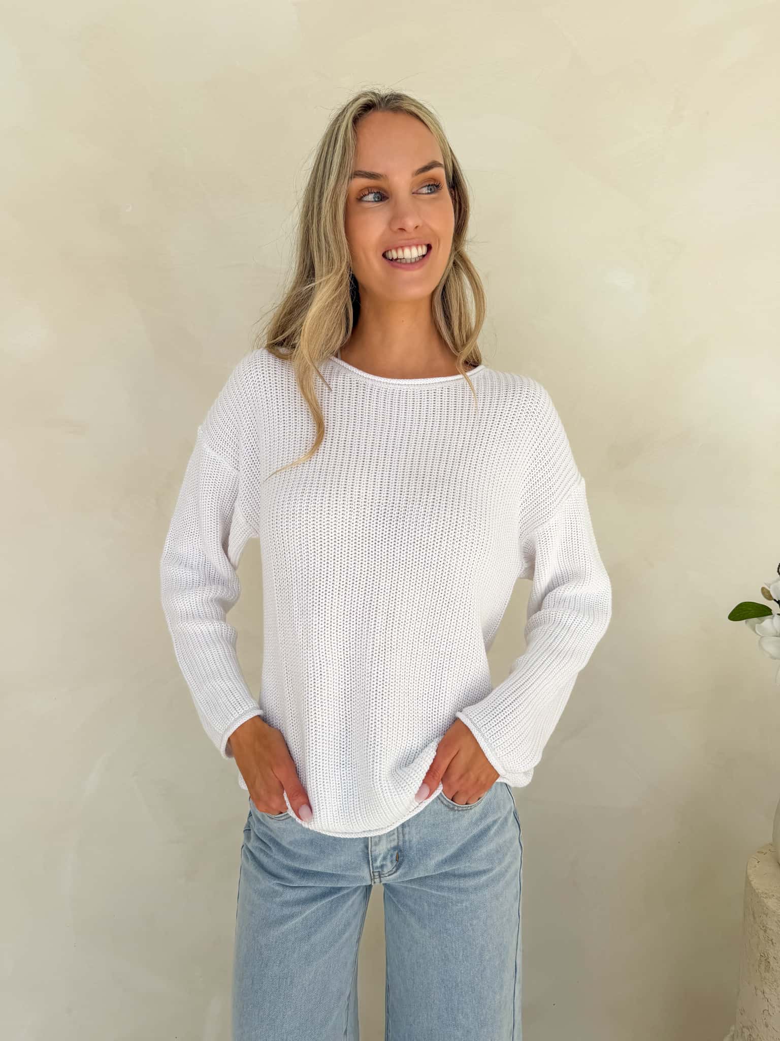 Tilly Knit - White