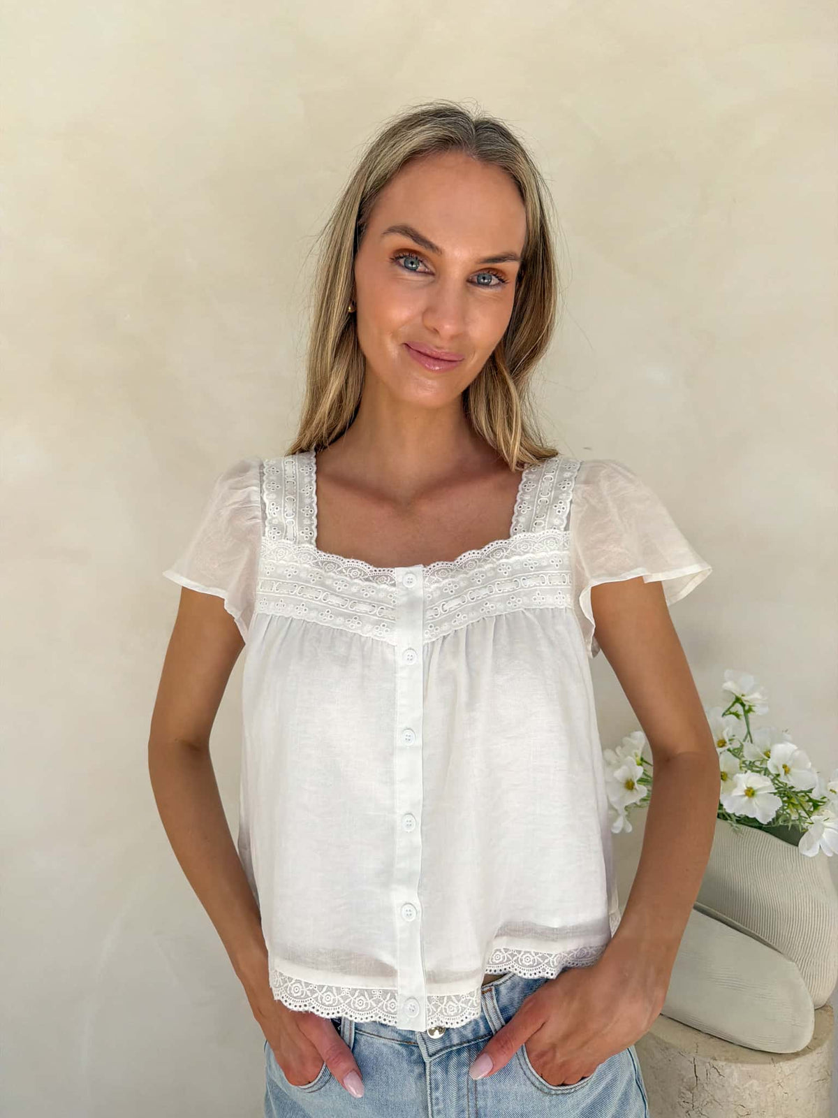 Sunday Blouse - White