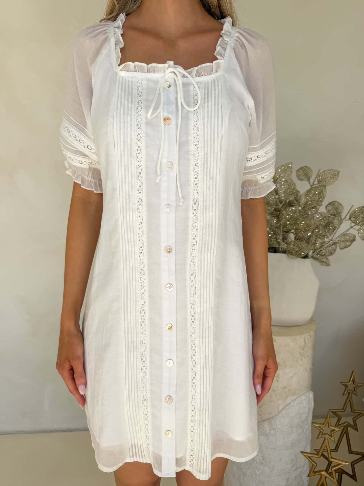 Aurelia Dress - White