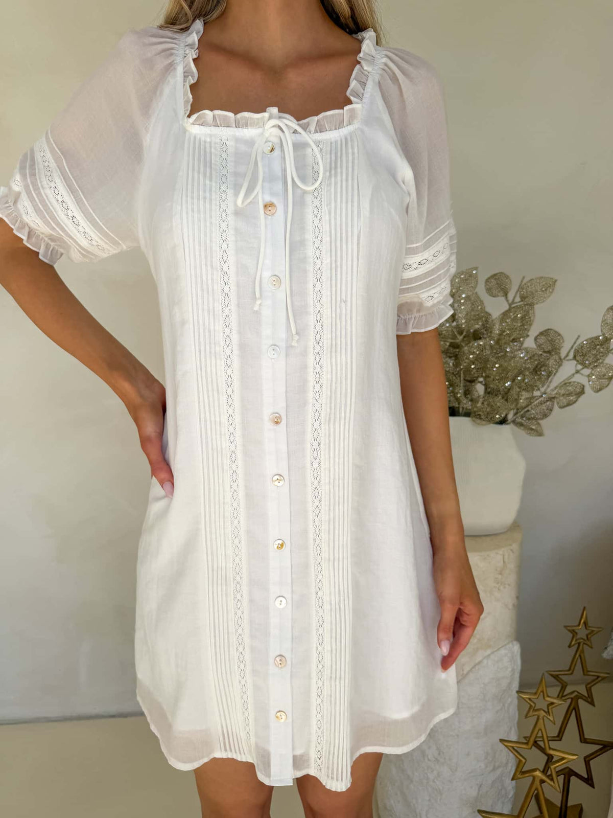 Aurelia Dress - White
