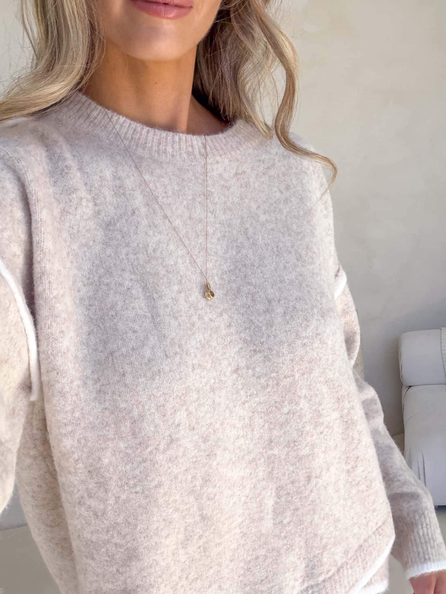 Willa Knit - Cream Marle