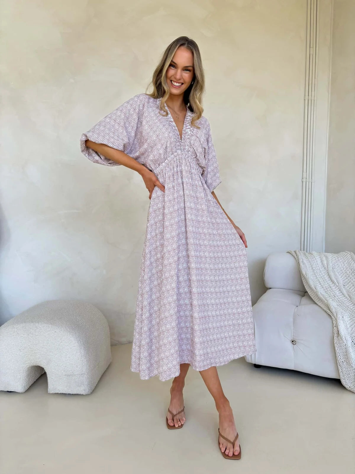 Camille Maxi Dress - Atlas Print Dress