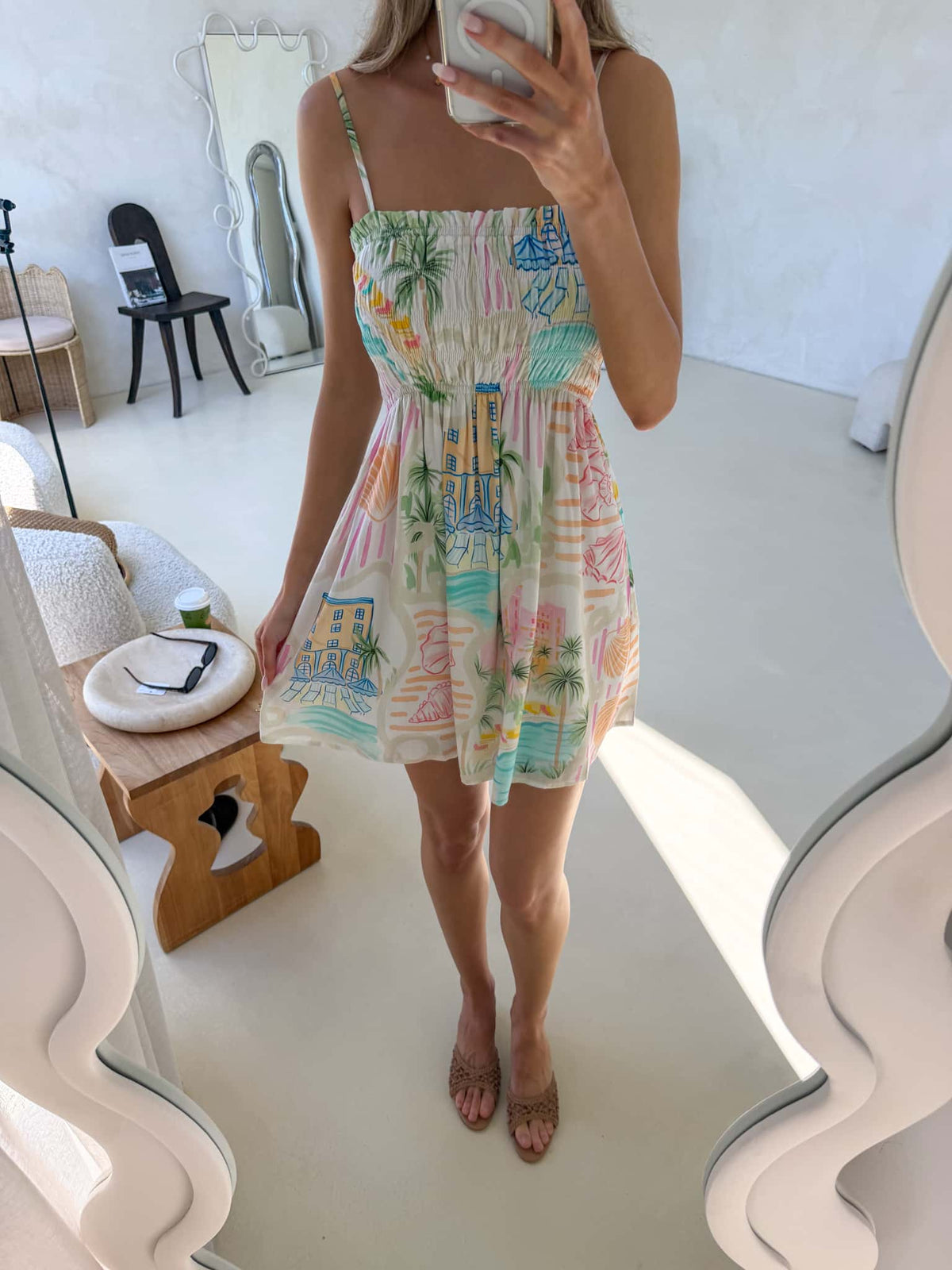 Cove Dress - Holiday Print
