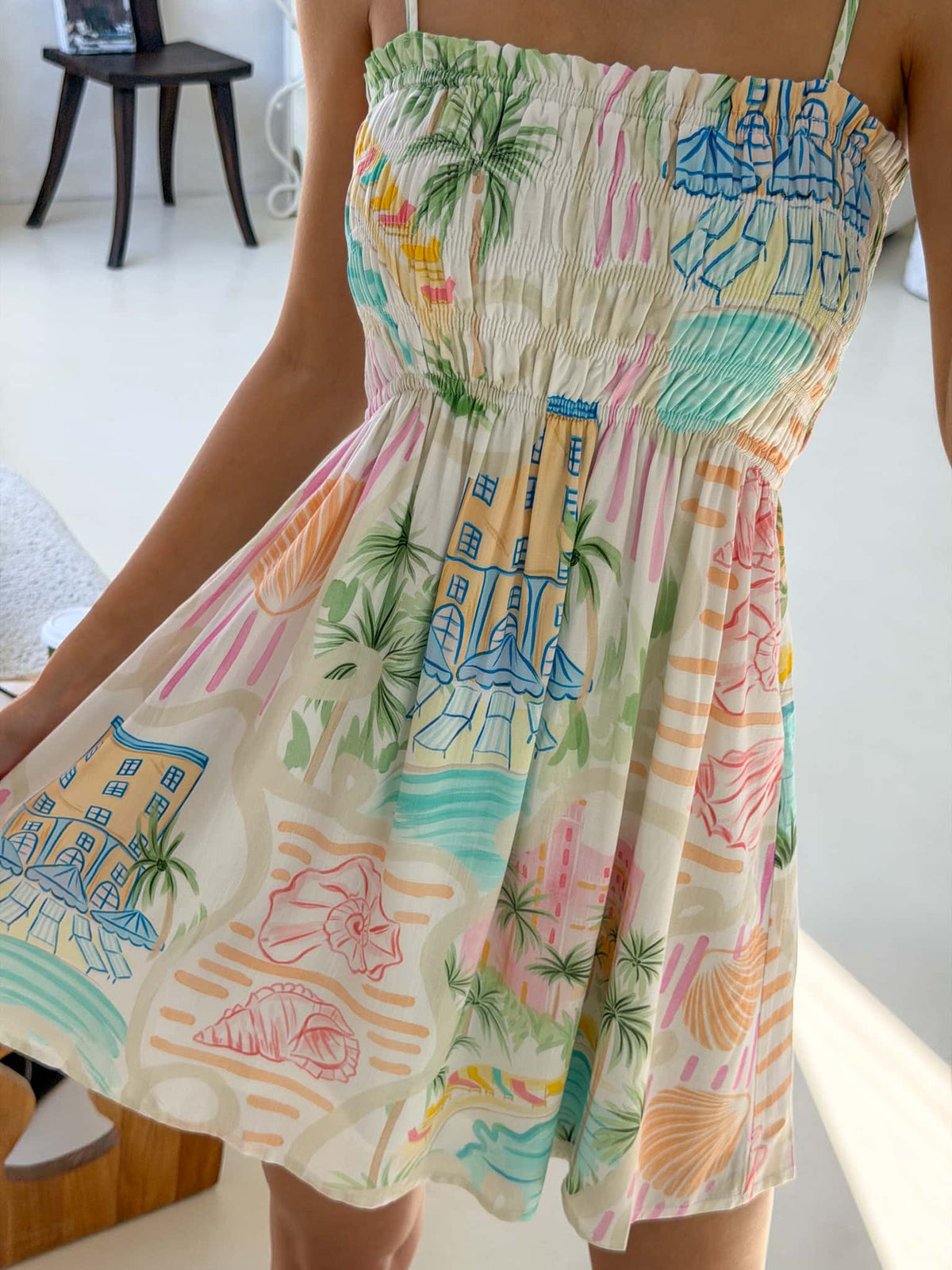 Cove Dress - Holiday Print