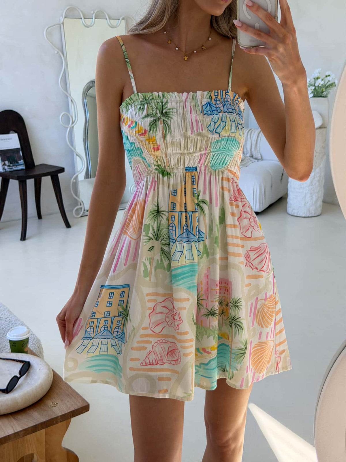 Cove Dress - Holiday Print