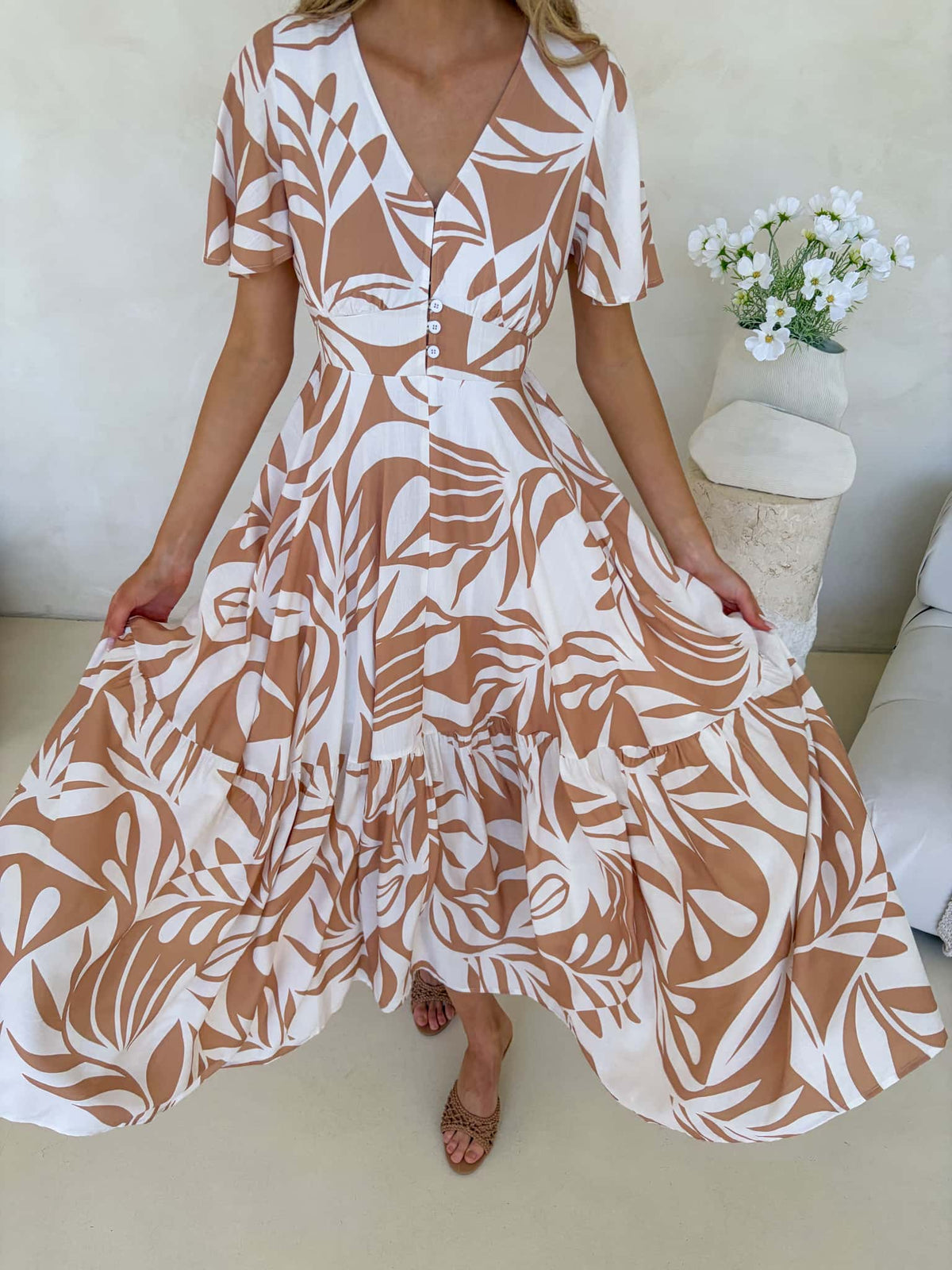 Faye Dress - Serene Print