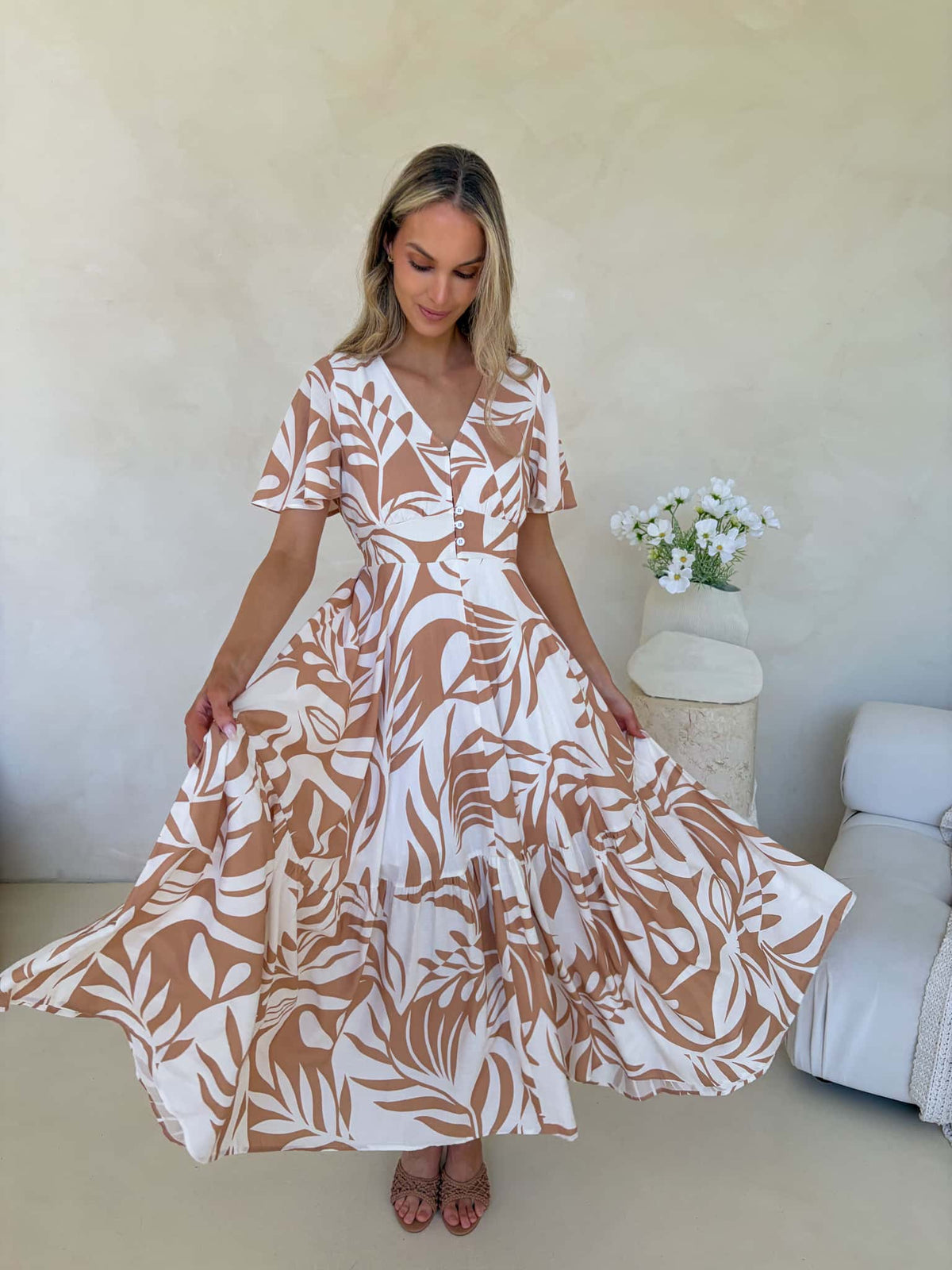 Faye Dress - Serene Print