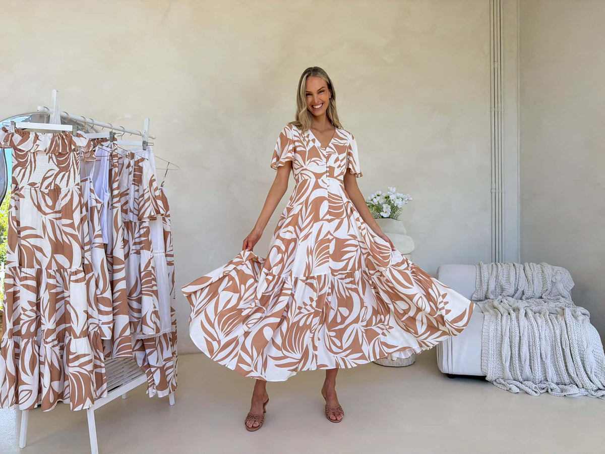 Faye Dress - Serene Print