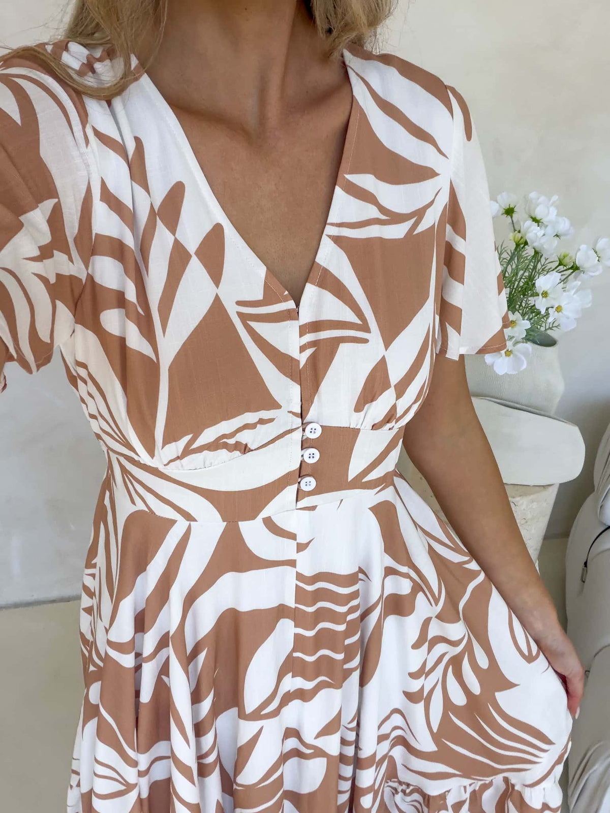 Faye Dress - Serene Print