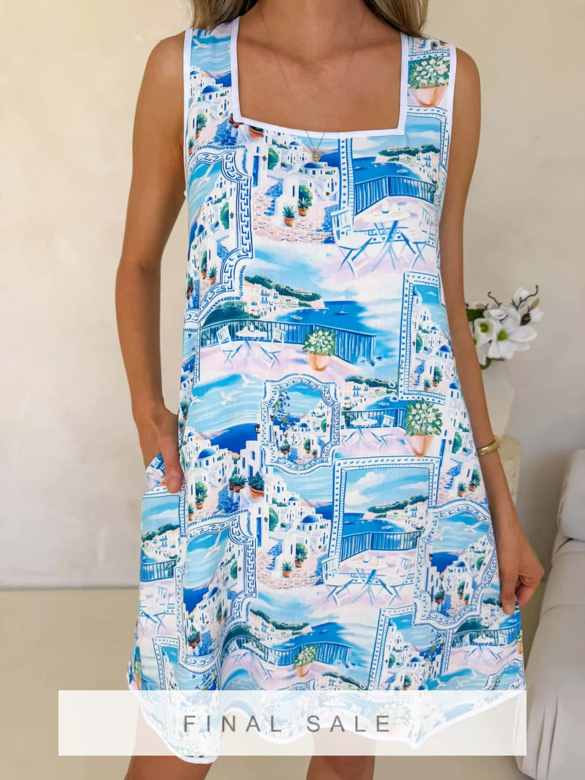 Frankie Dress - Casa Del Sol Print Dress