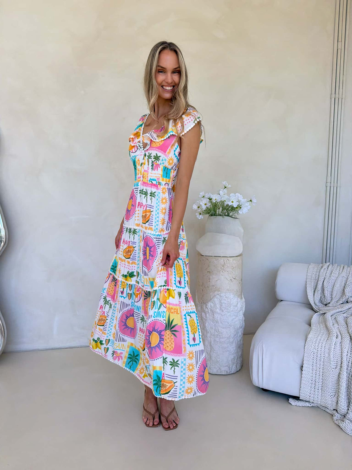 Josephine Dress - Fiesta Print