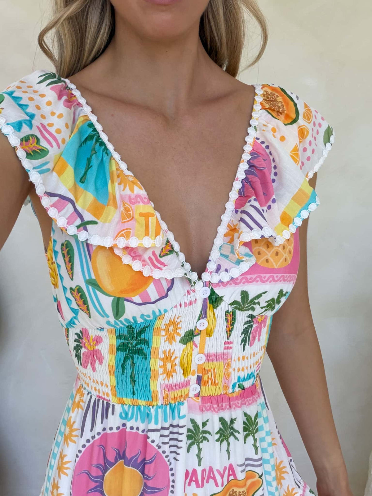 Josephine Dress - Fiesta Print