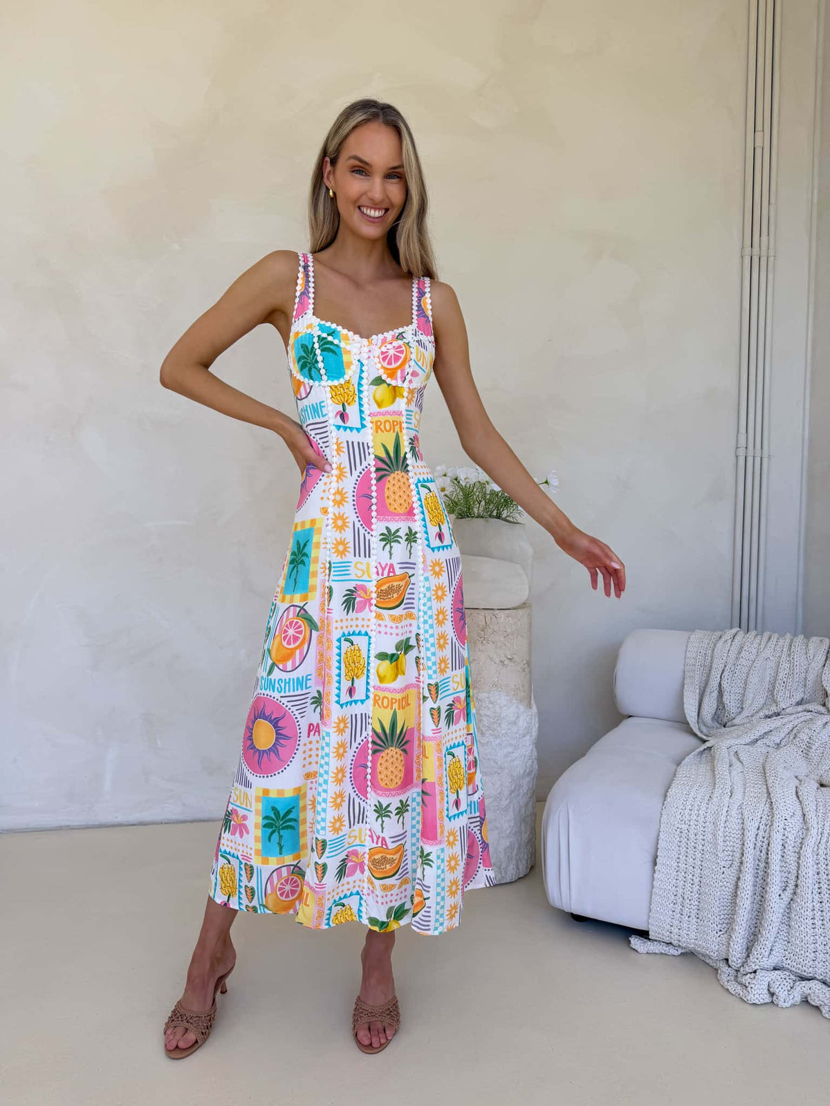 Kit Dress - Fiesta Print