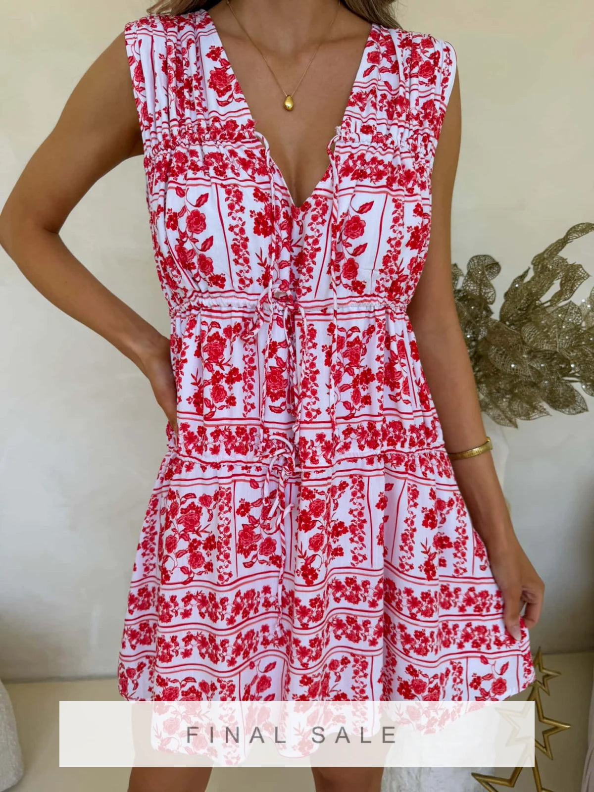 Mae Mini Dress - Noel Print Dress