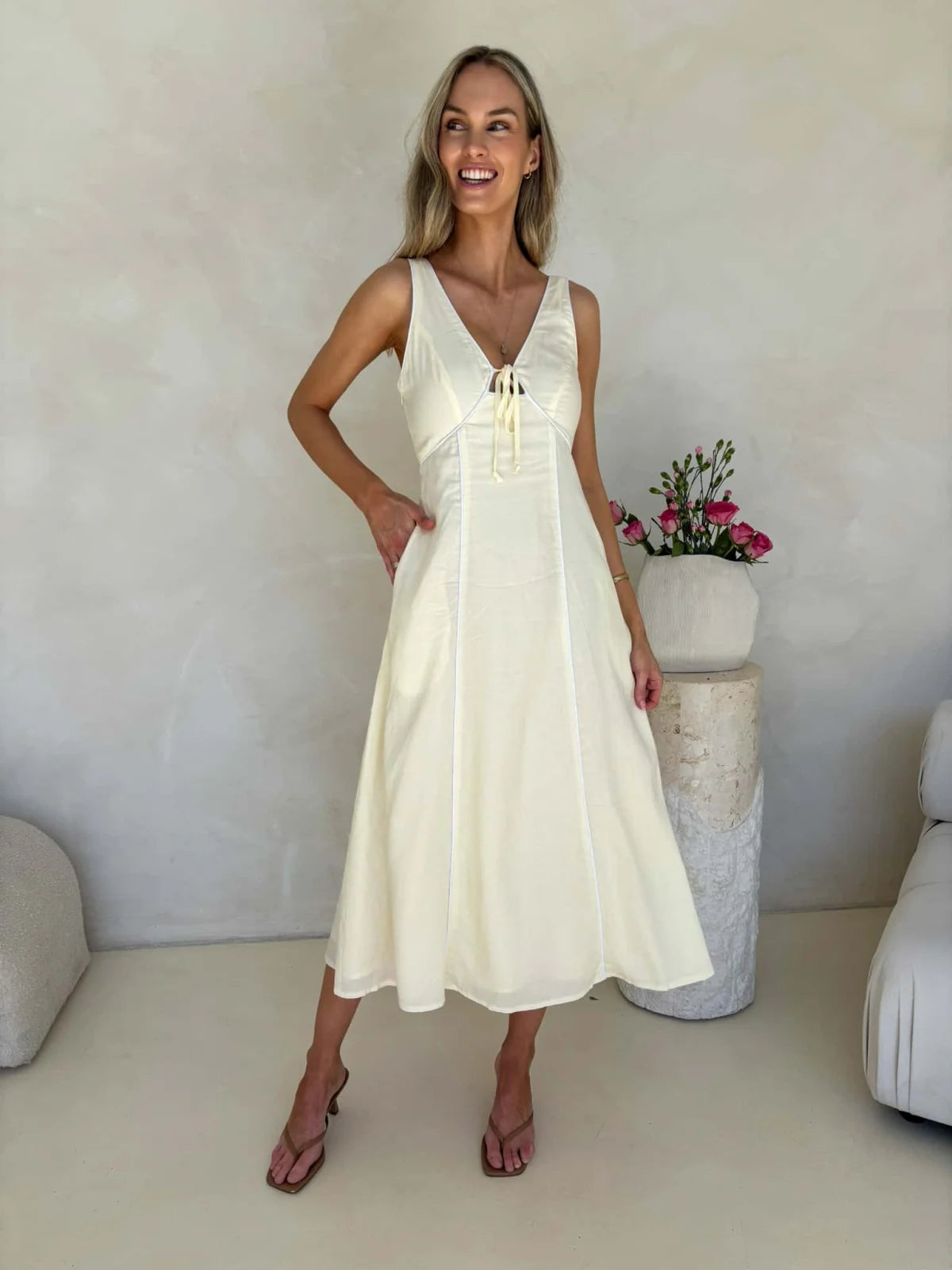 Margot Dress - Butter Yellow Dress