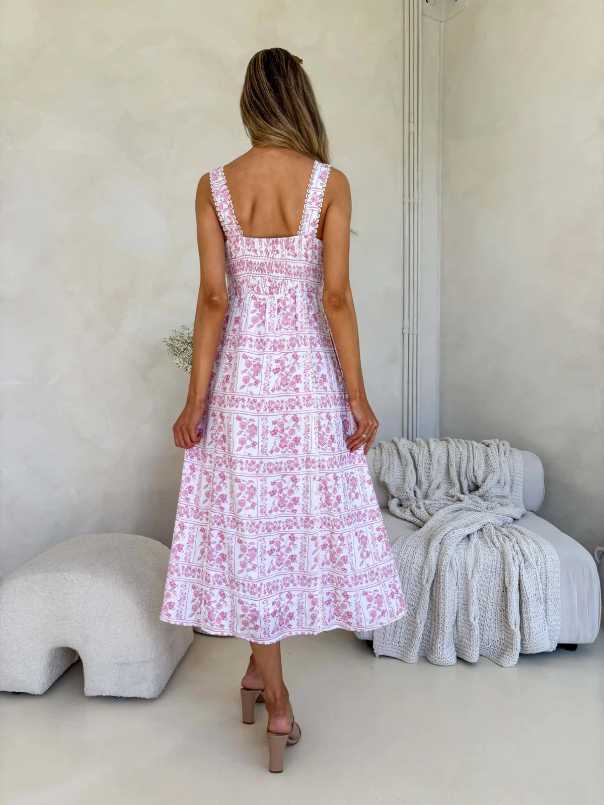 Margot Maxi - Petal & Poise Print Dress