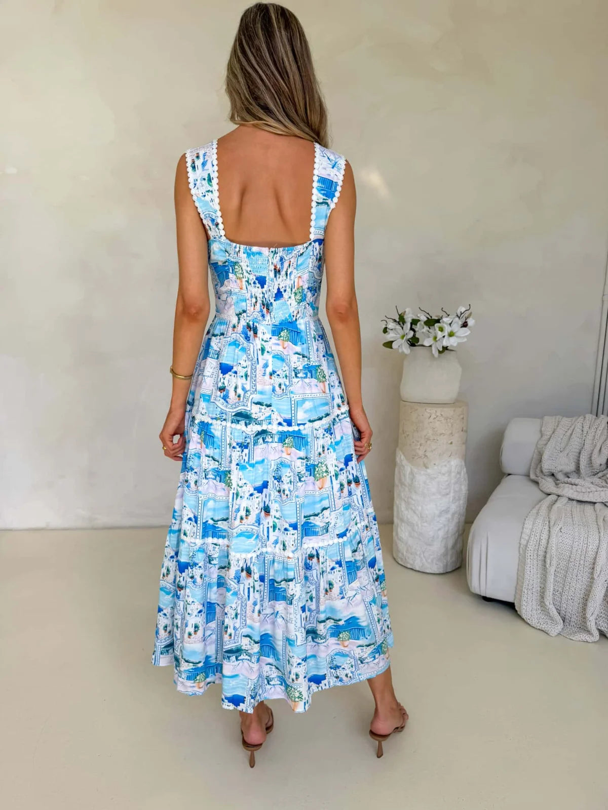 Nelli Maxi Dress - Casa Del Sol Print Dress