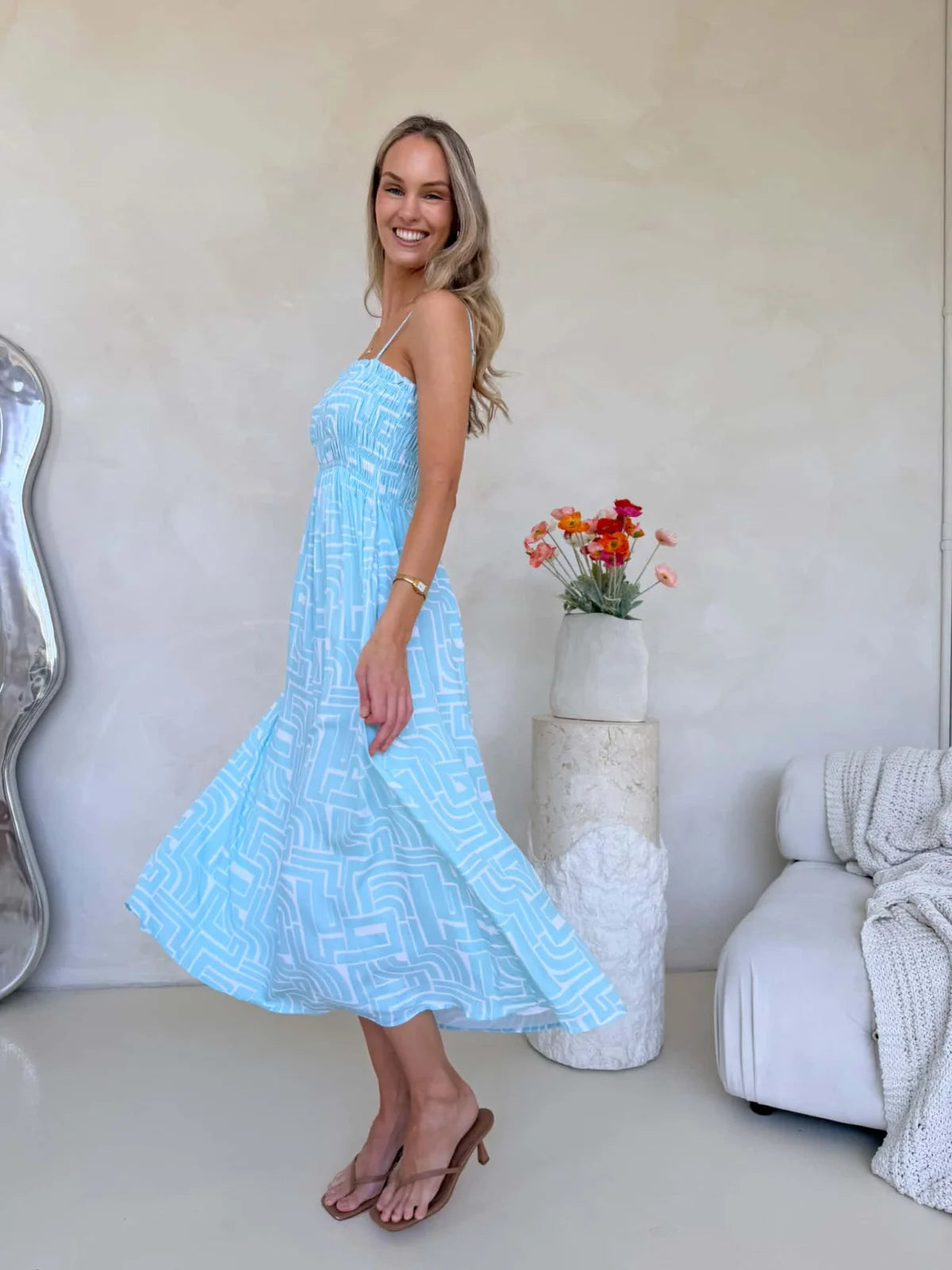 Palm Cove Dress - Laguna Print Dress
