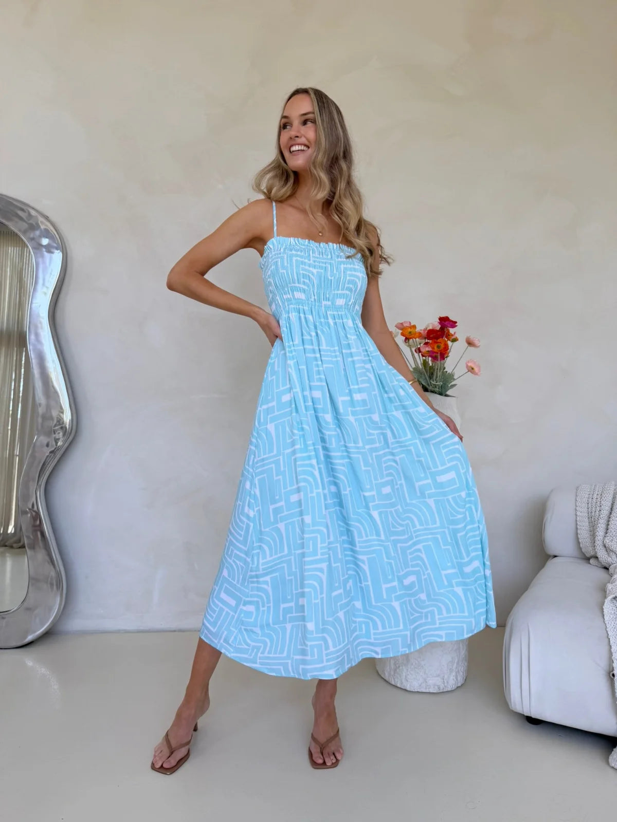 Palm Cove Dress - Laguna Print Dress