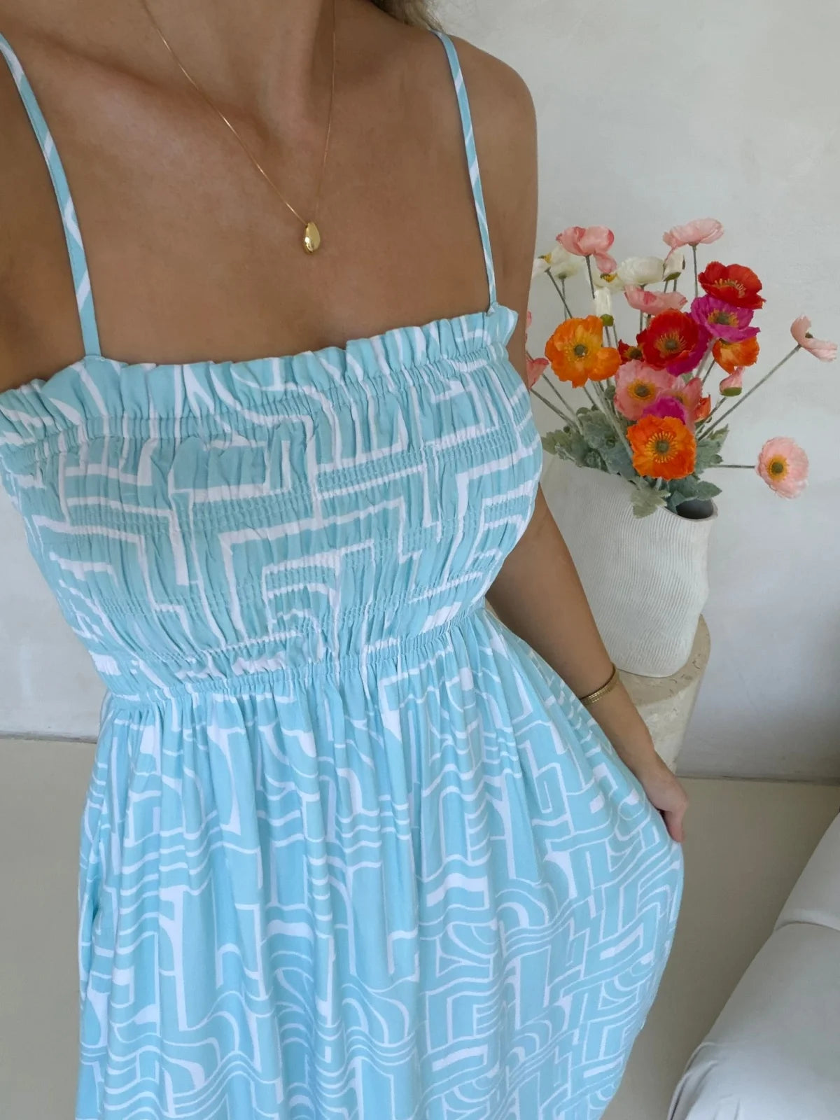 Palm Cove Dress - Laguna Print Dress