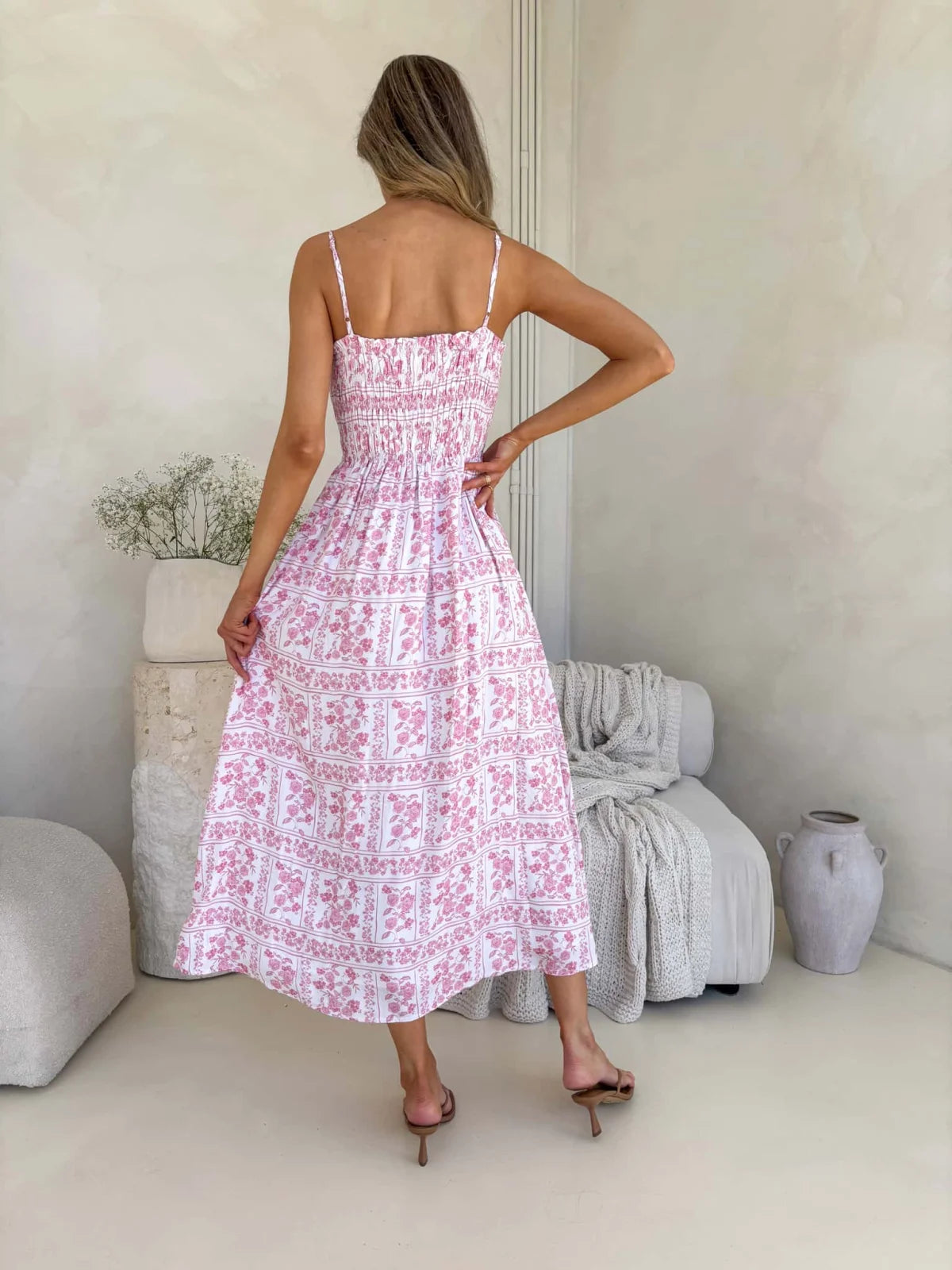 Palm Cove Maxi - Petal & Poise Print Dress