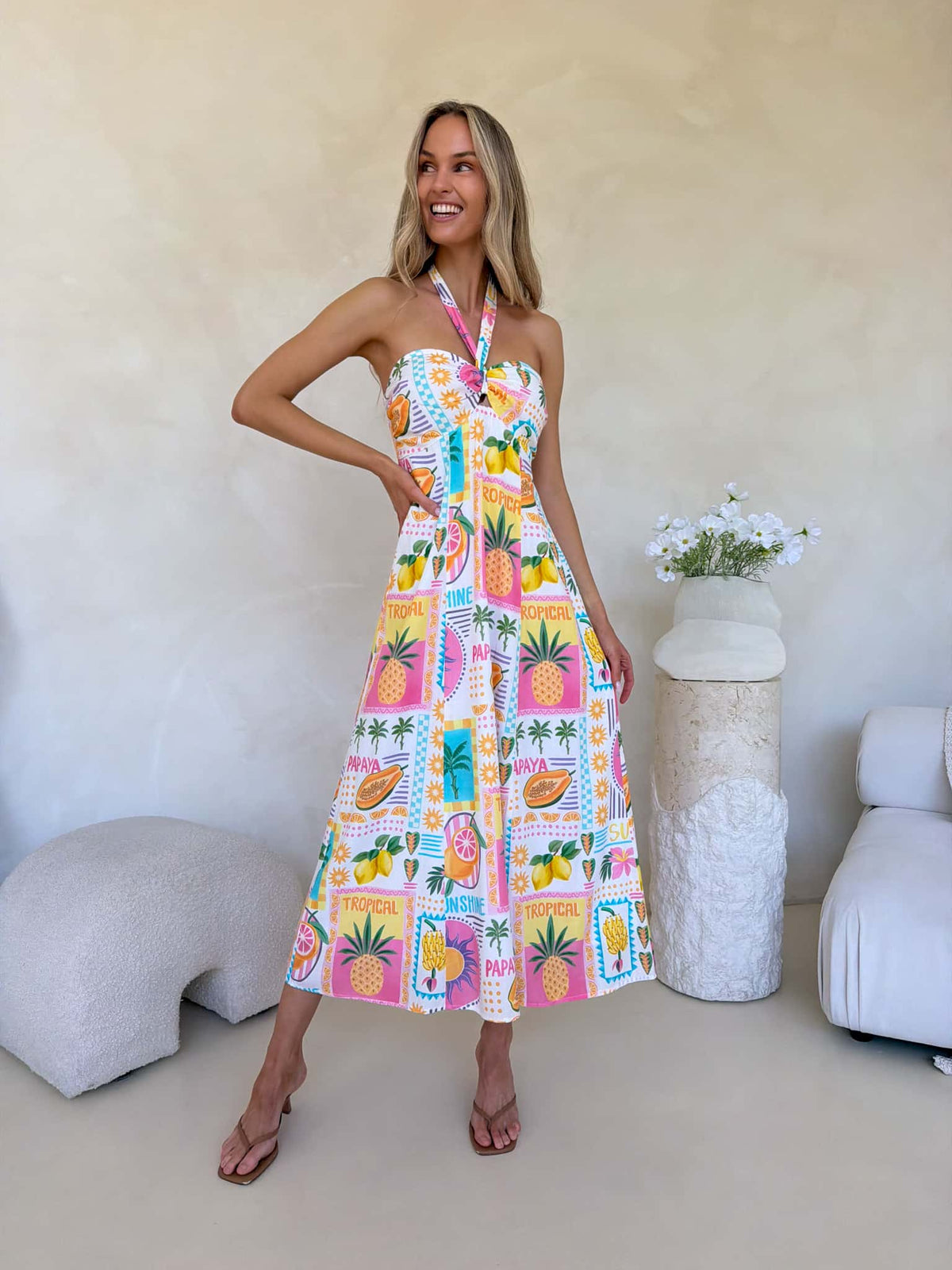 Tara Dress - Fiesta Print