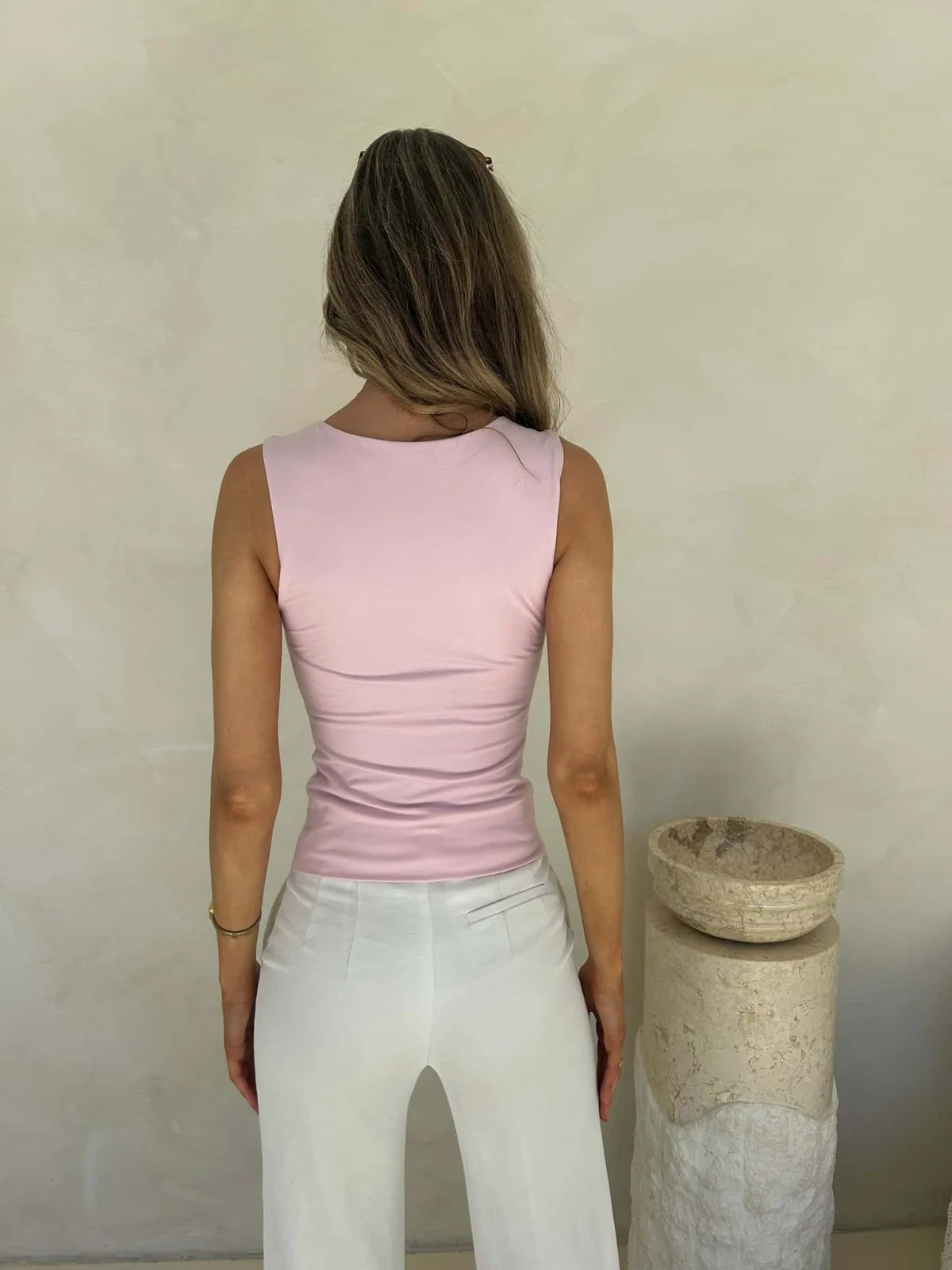 Theresa Tank - Pink Tops