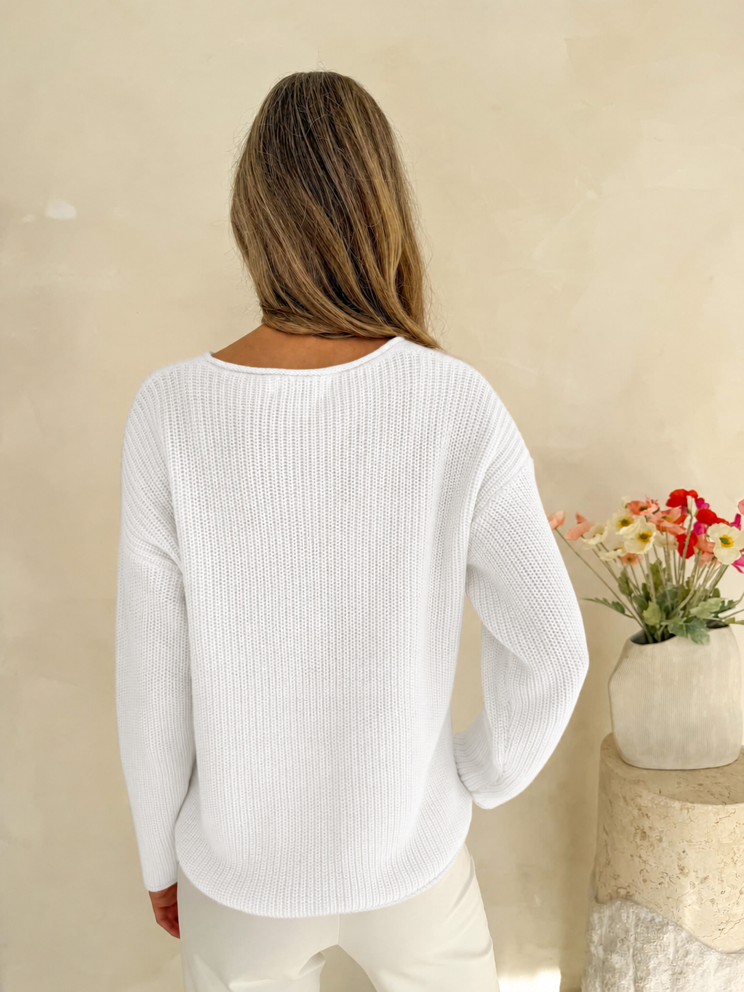 Tilly Knit - White