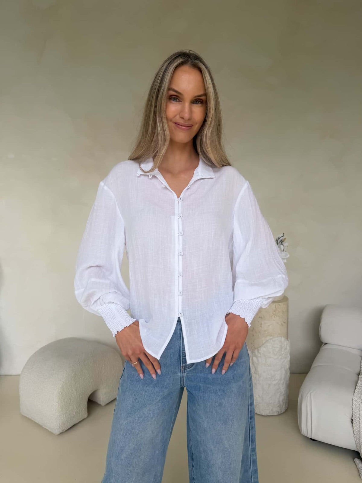 Alice Blouse - White