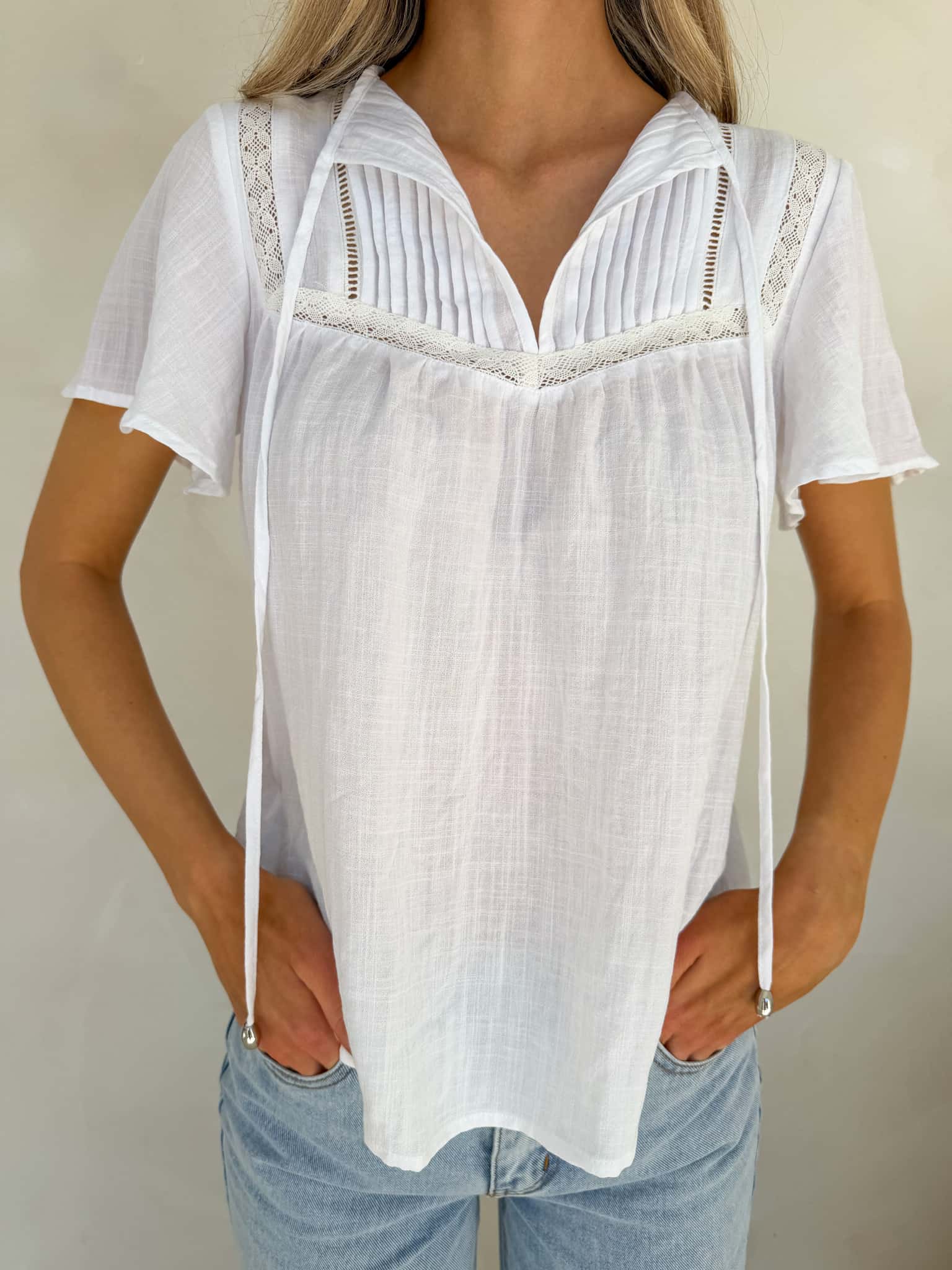 Angelique Blouse-White