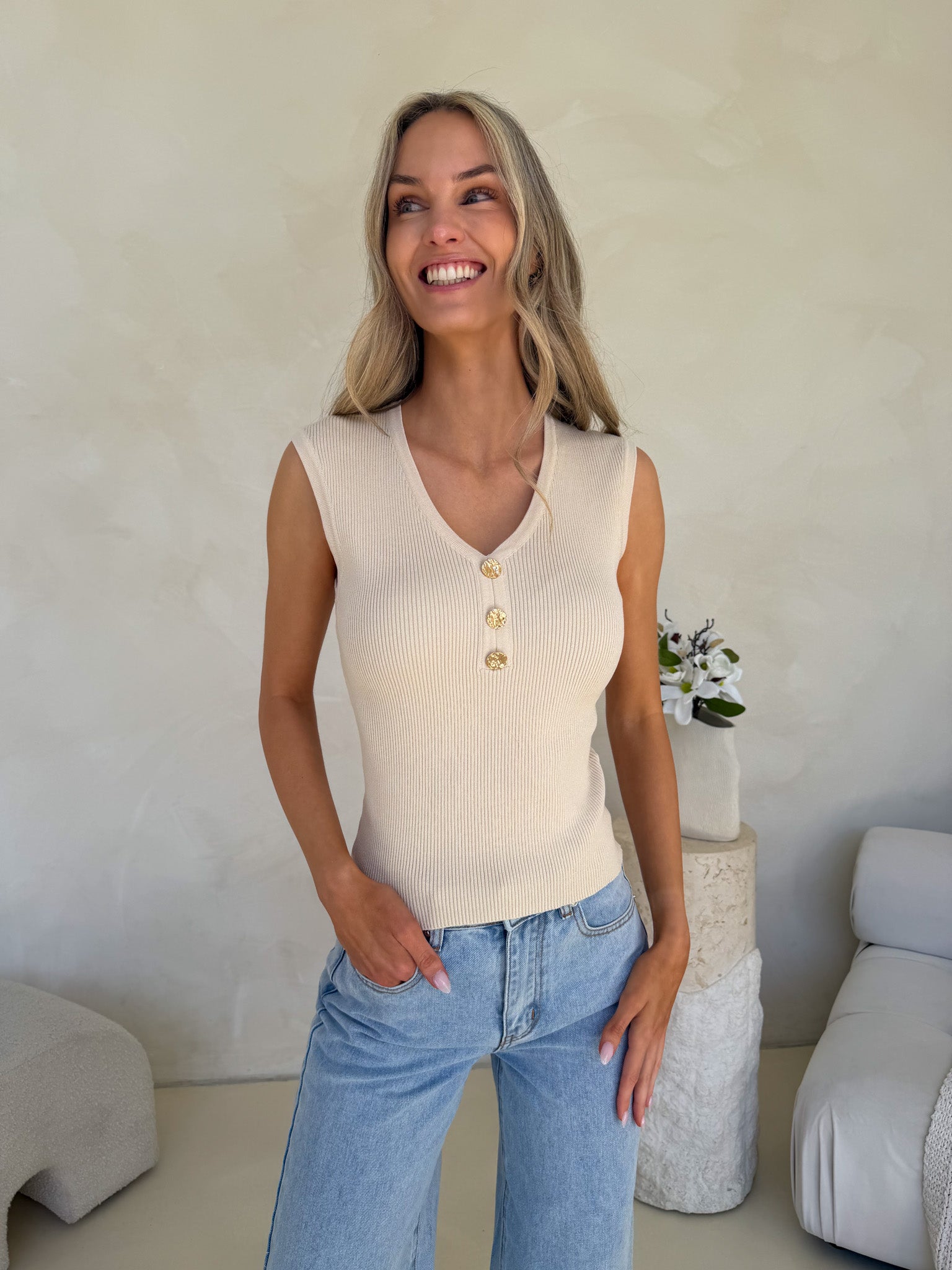 Emerson Top - Beige
