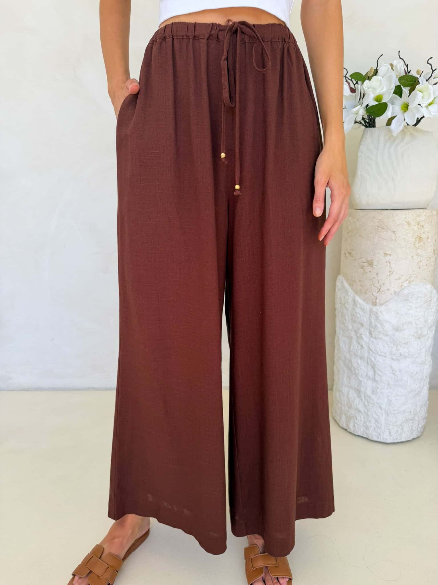 Blair Pant - Chestnut