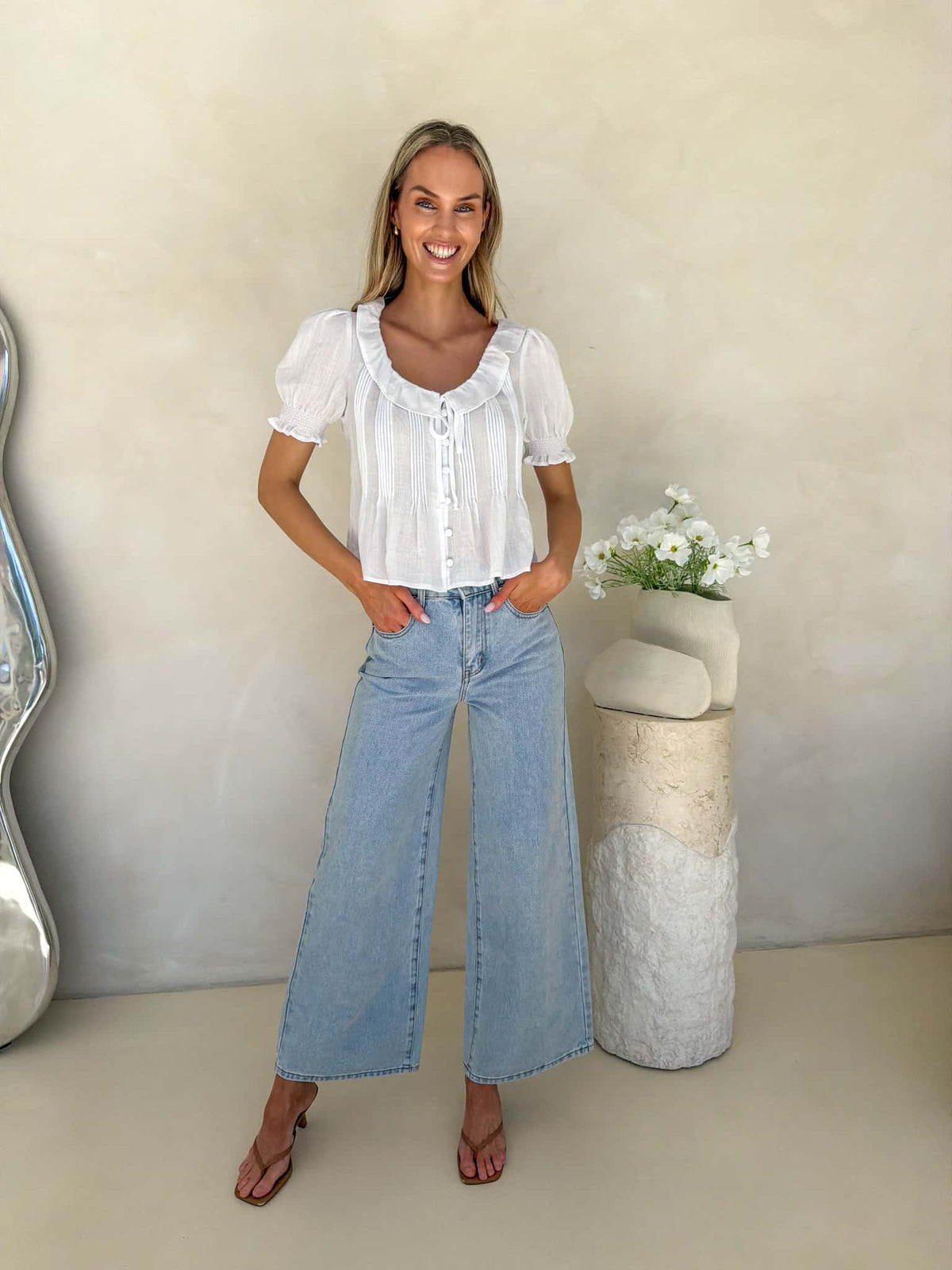 Sky Blouse - White