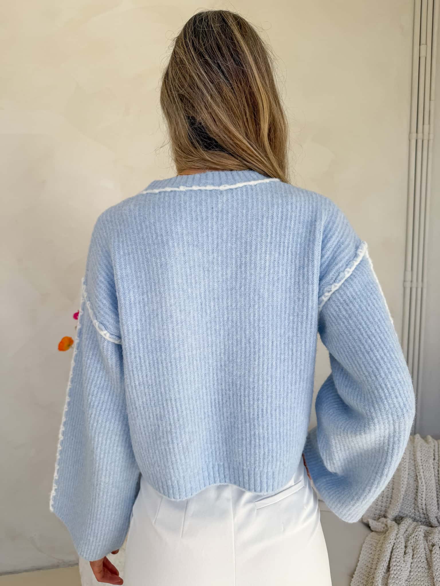 Della Knit - Powder Blue