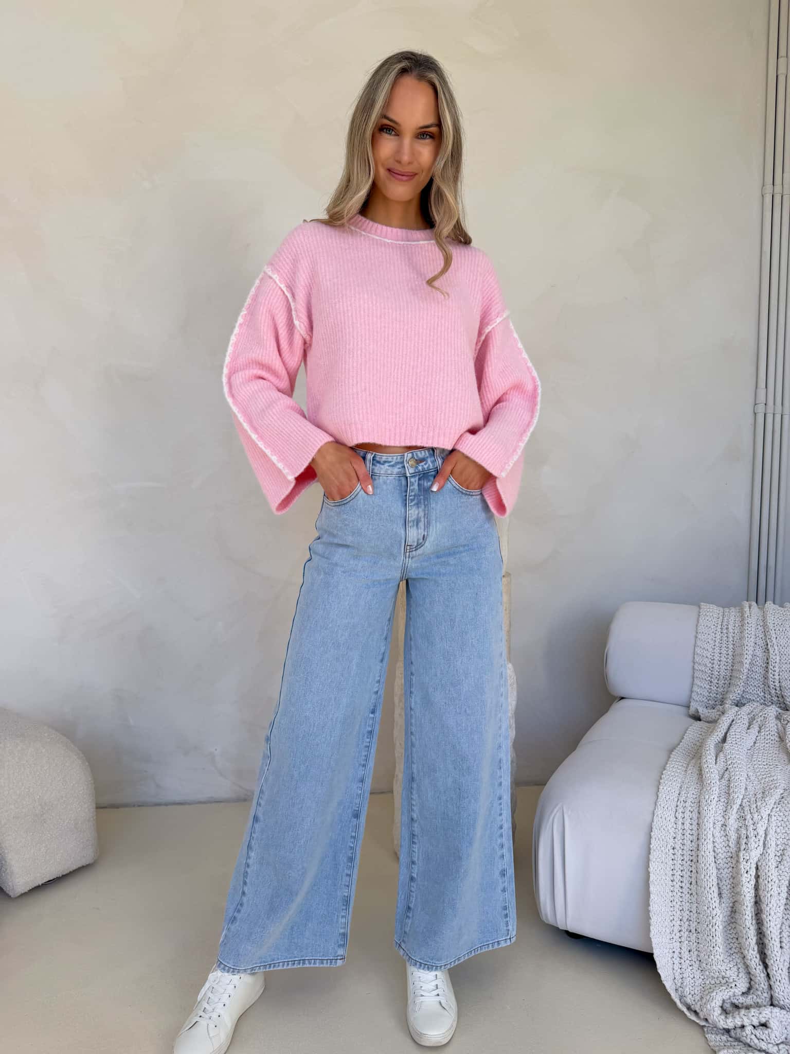 Della Knit - Pink