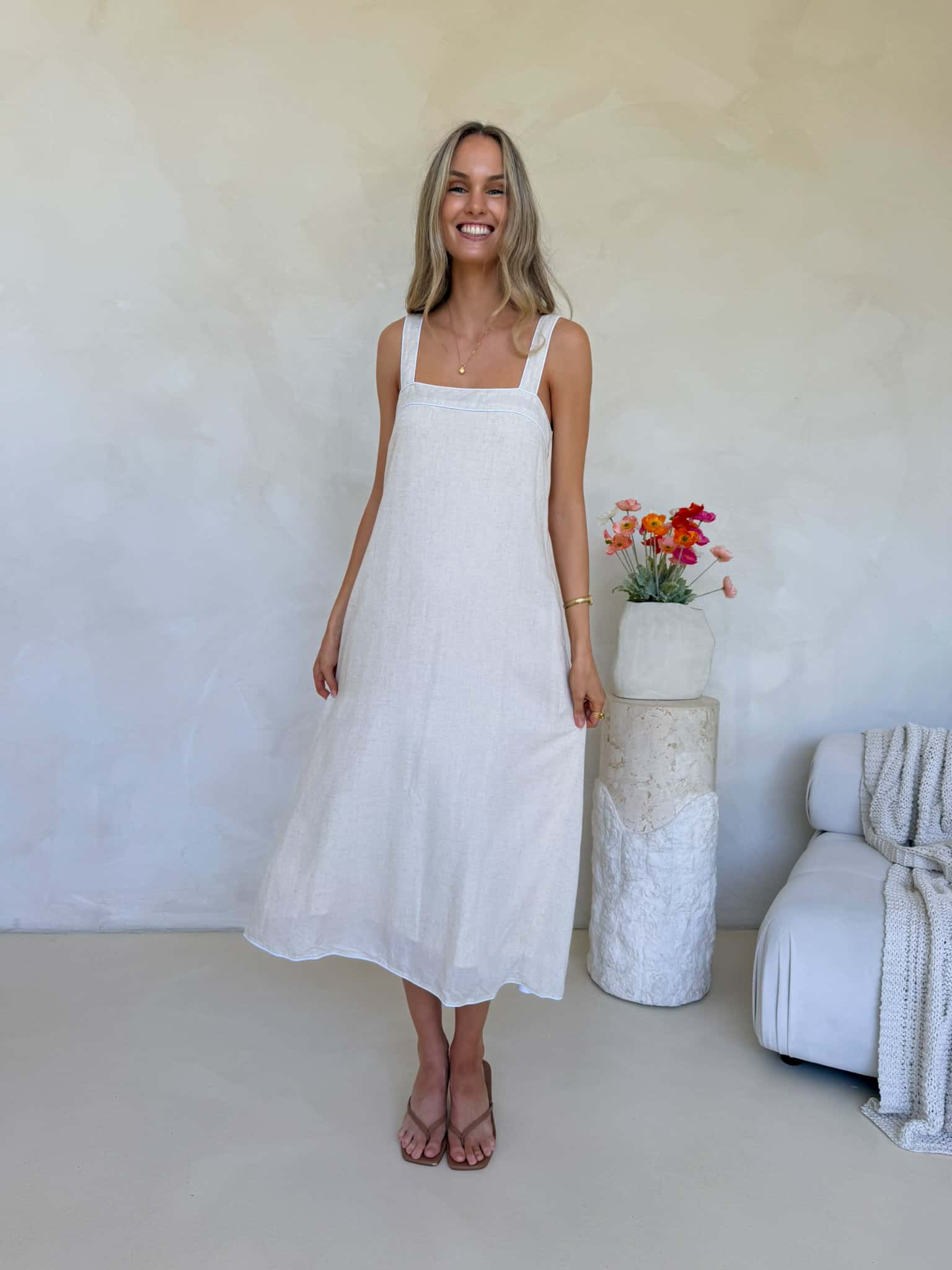 Celeste Dress - Natural