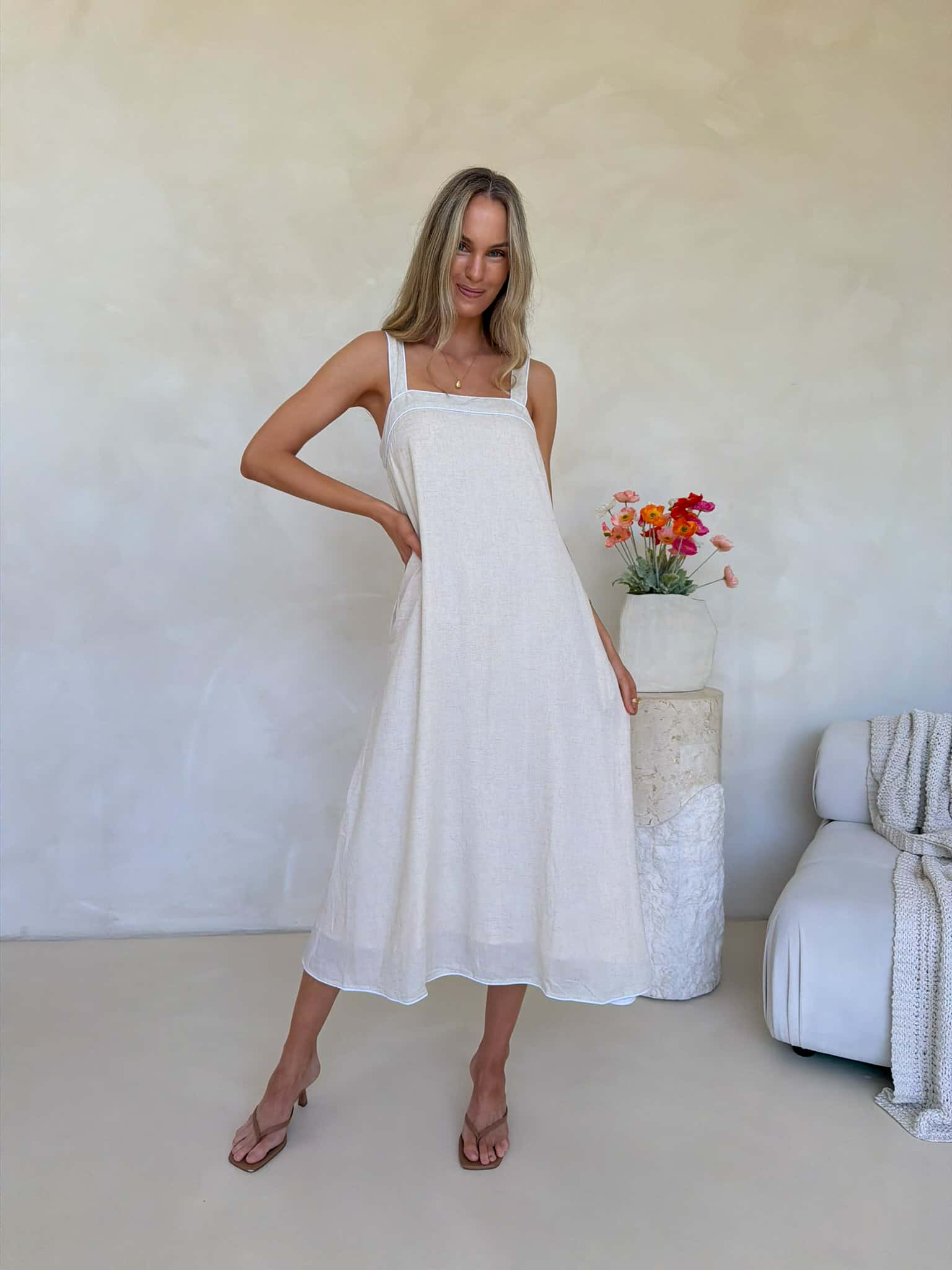 Celeste Dress - Natural