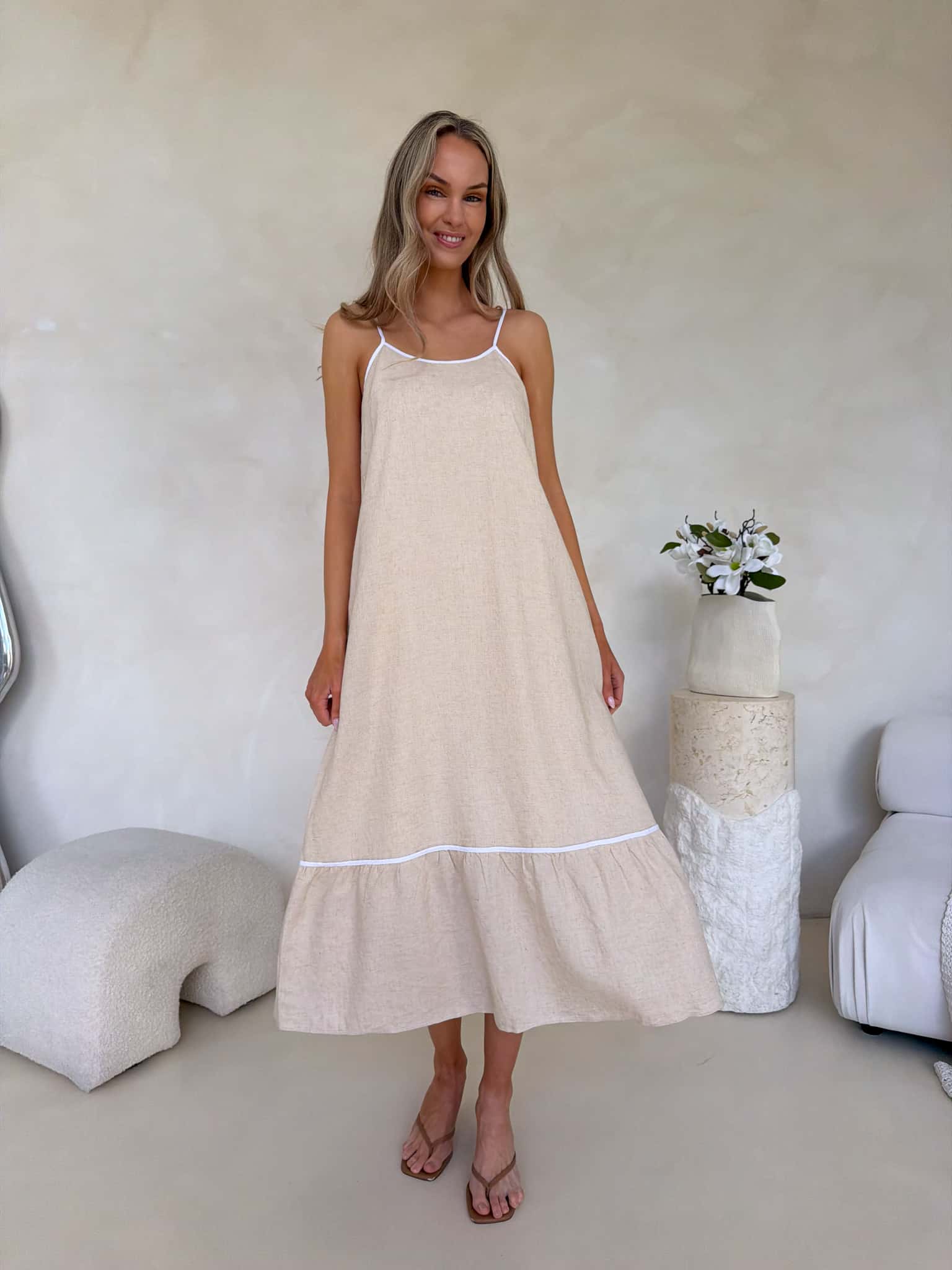 Frances Dress - Natural