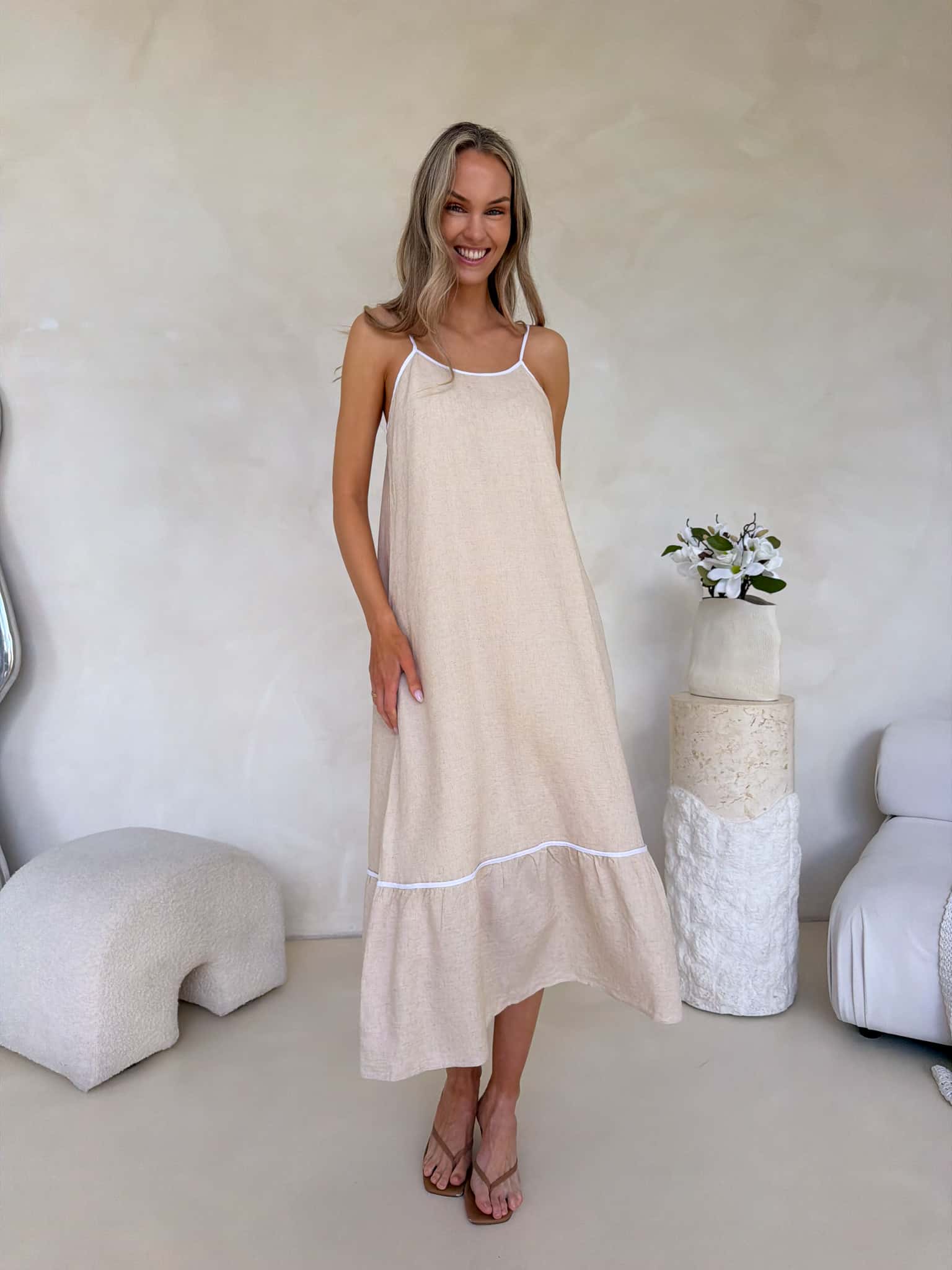 Frances Dress - Natural