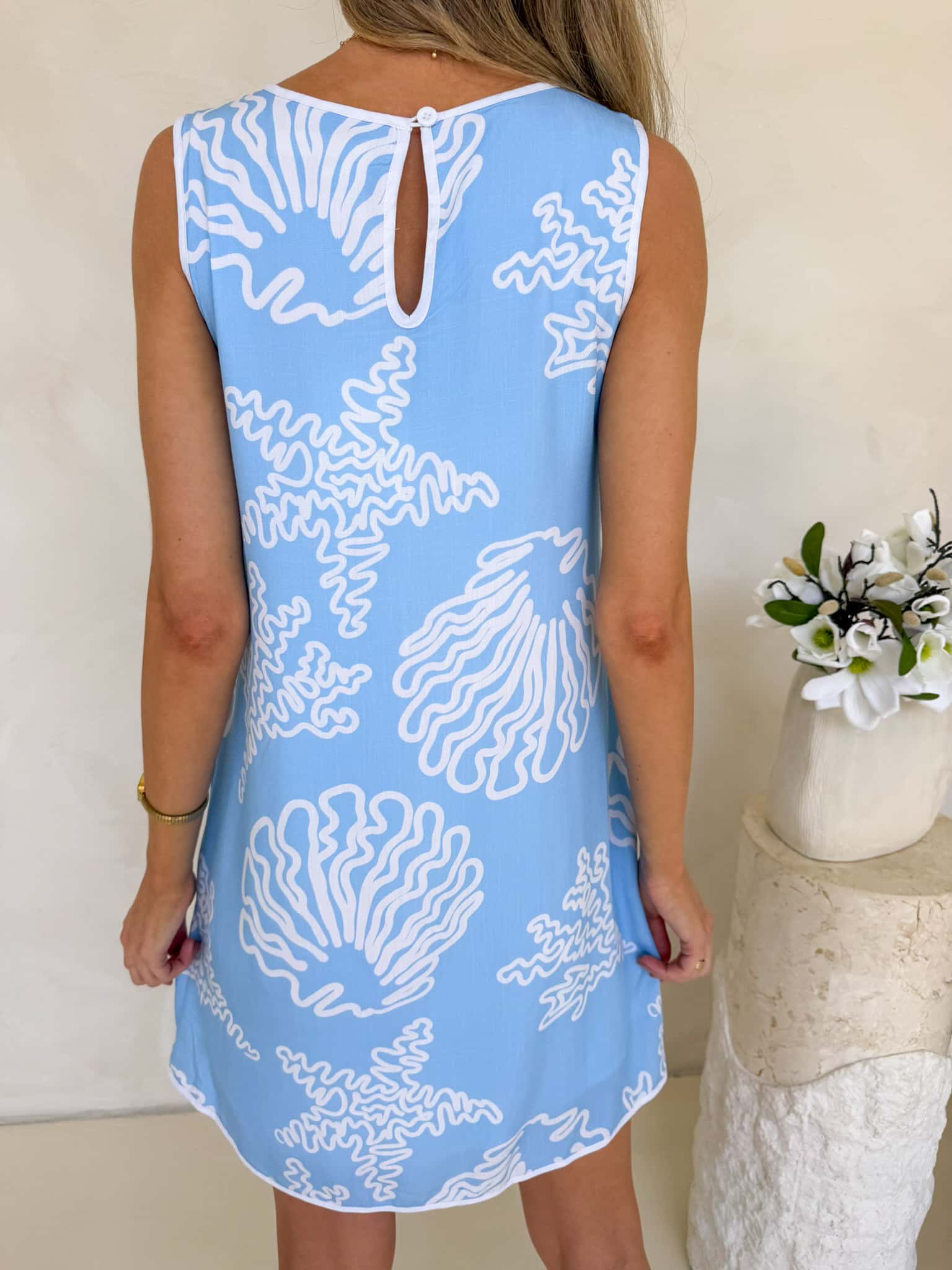 Frankie Dress - Salt Water Print