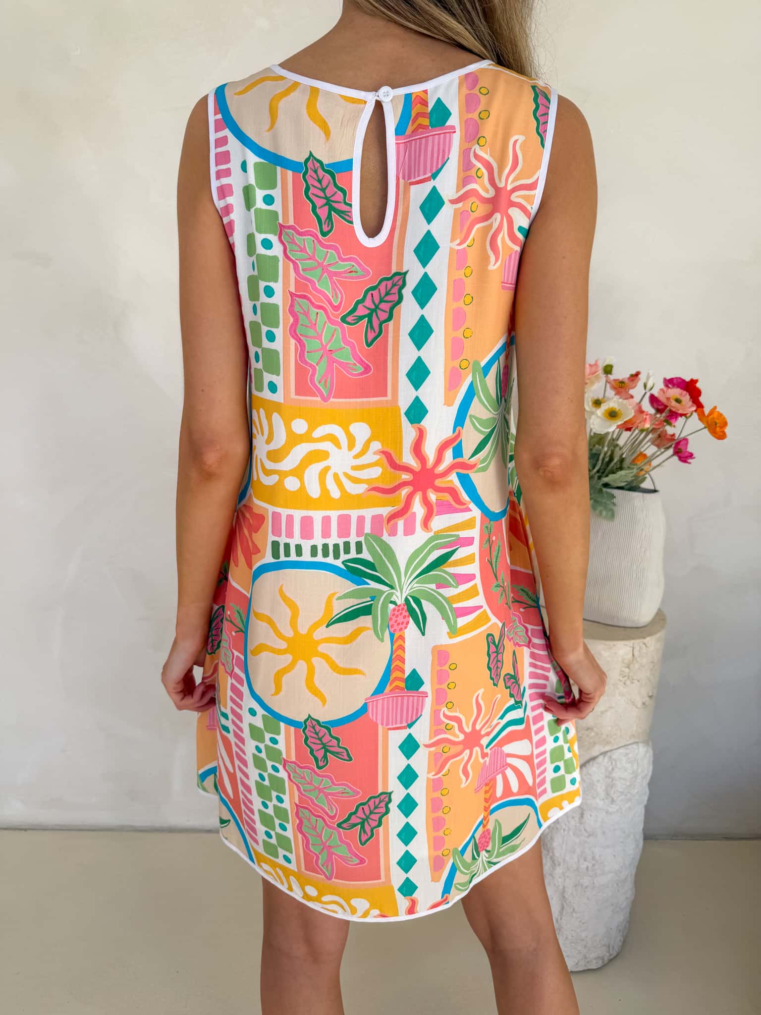 Frankie Dress - Tropicana Print